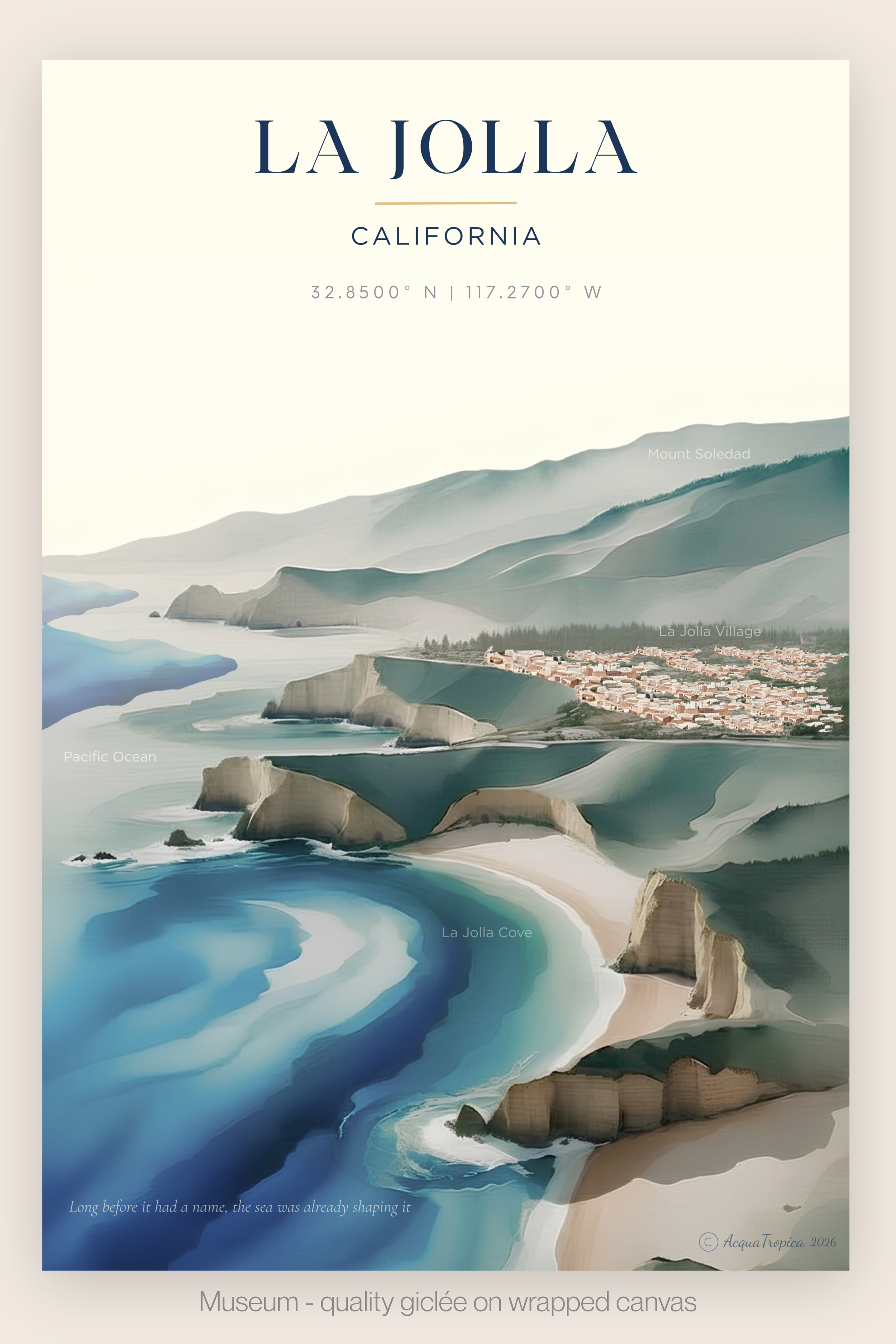 La Jolla | Museum - Wrap Canvas
