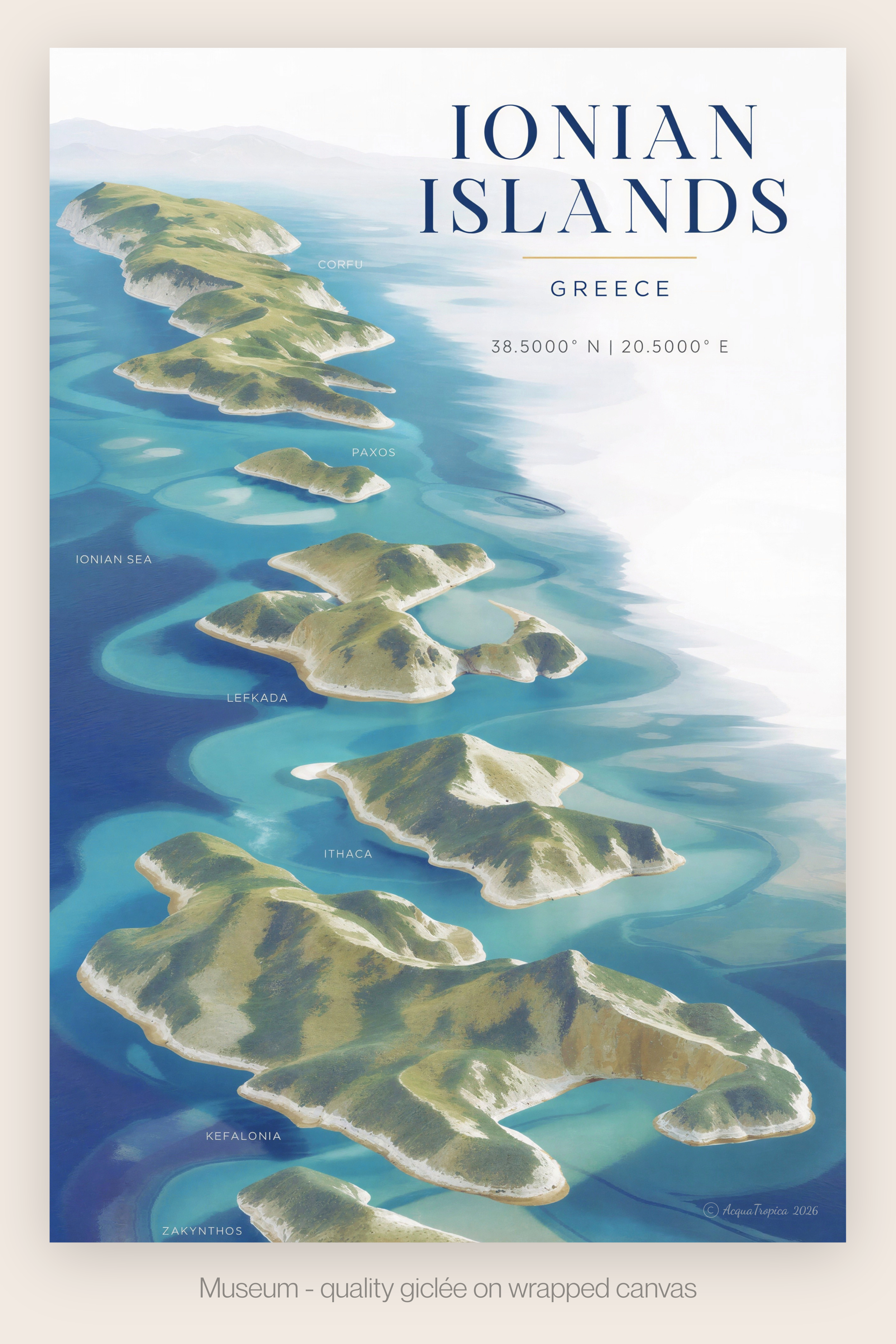 Ionian Islands | Museum-Wrap Canvas