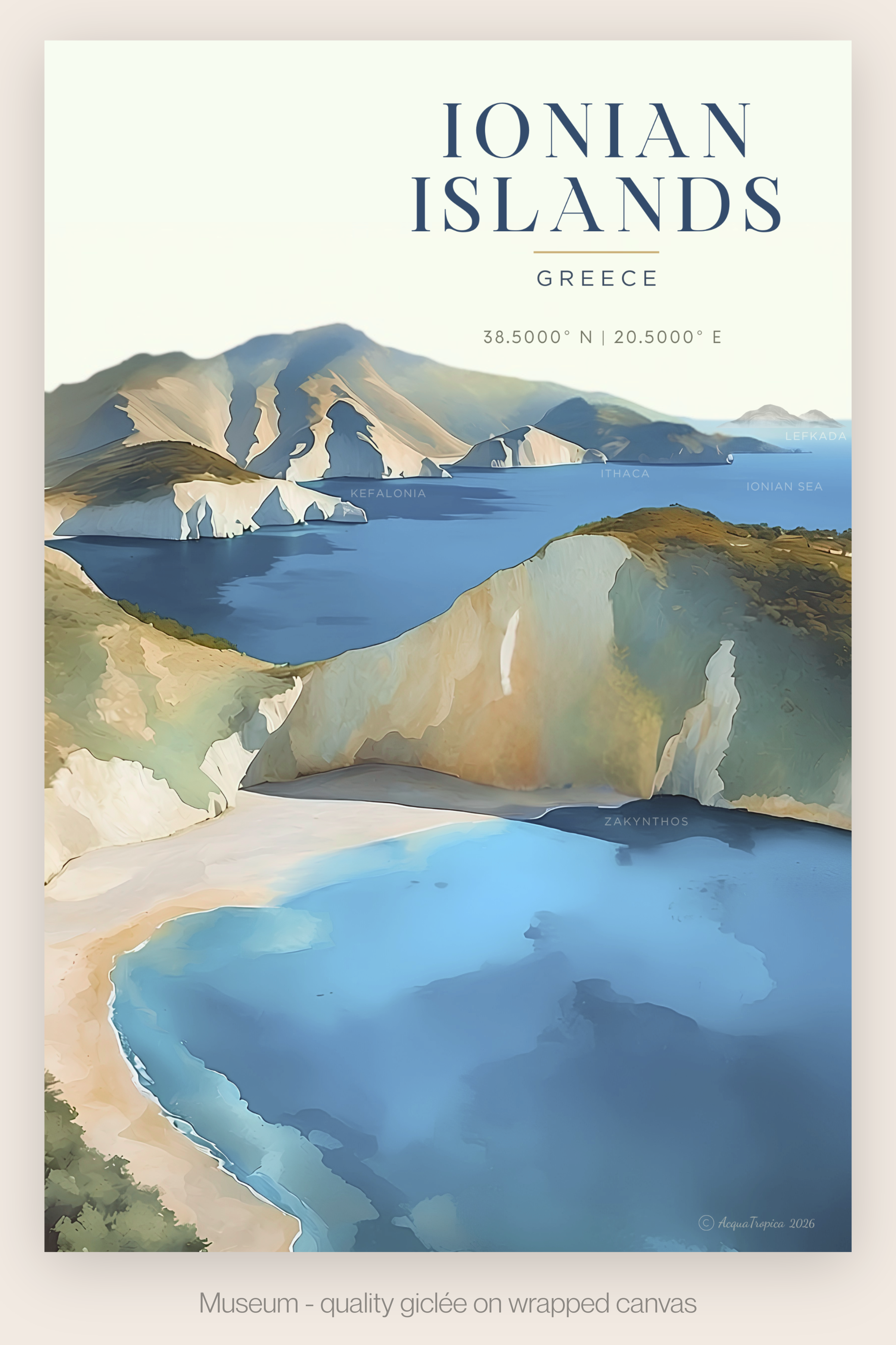 Ionian Islands | Museum-Wrap Canvas