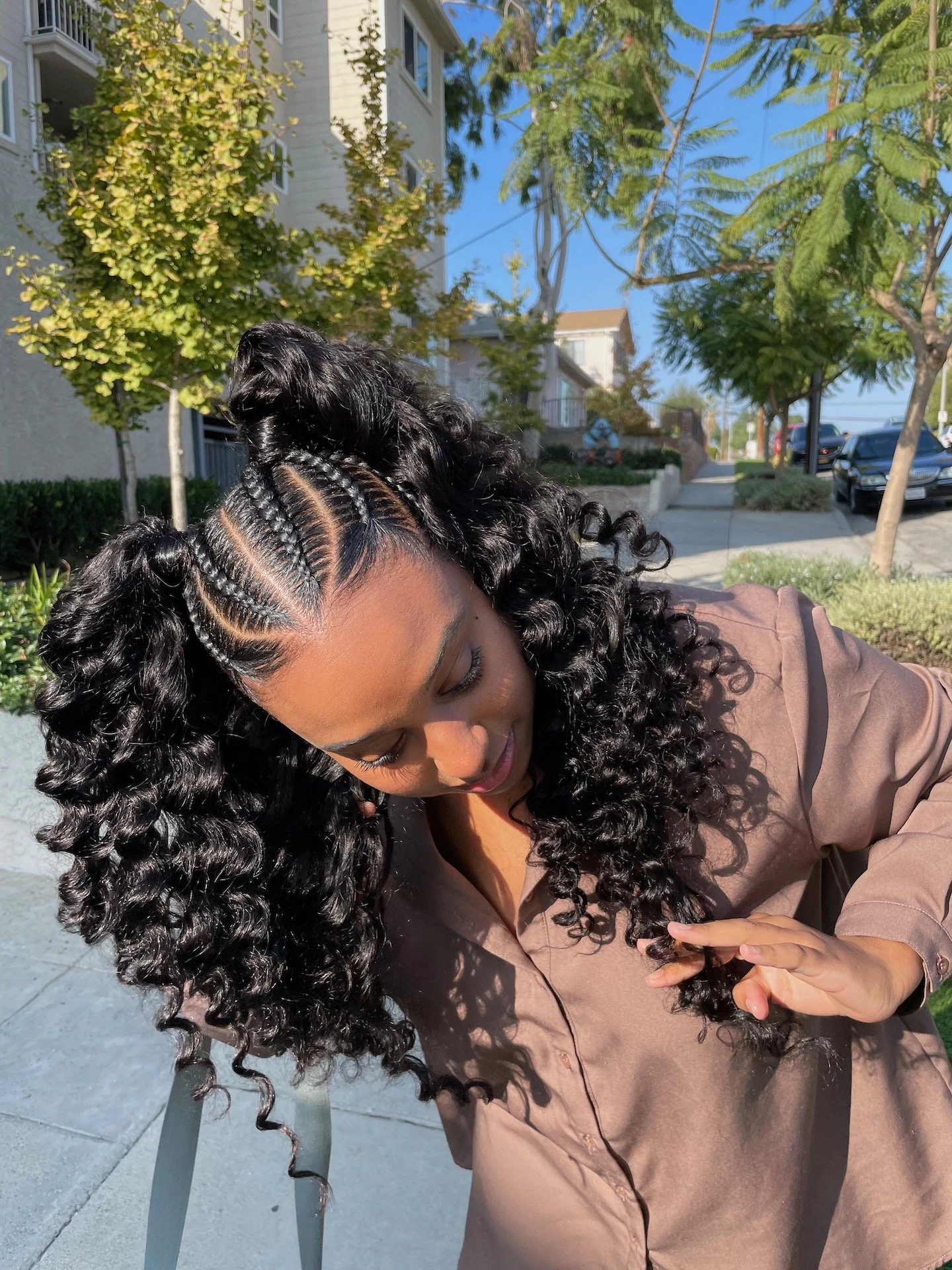 Braided Half-Up Half-Down