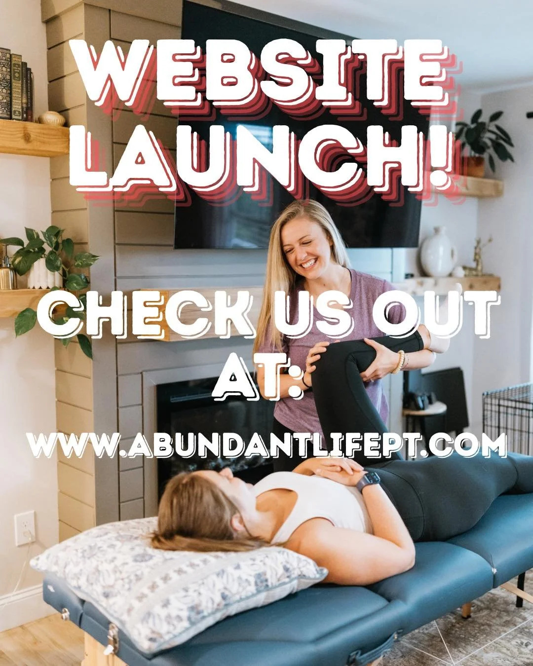 Thank you to thecranedesignco creating my wonderful website for me!!! Special shout out to abigailripjolly  for all of her hard work!! Check us out at: www.abundantlifept.com #pelvicfloor #pelvichealth #WomensWellness