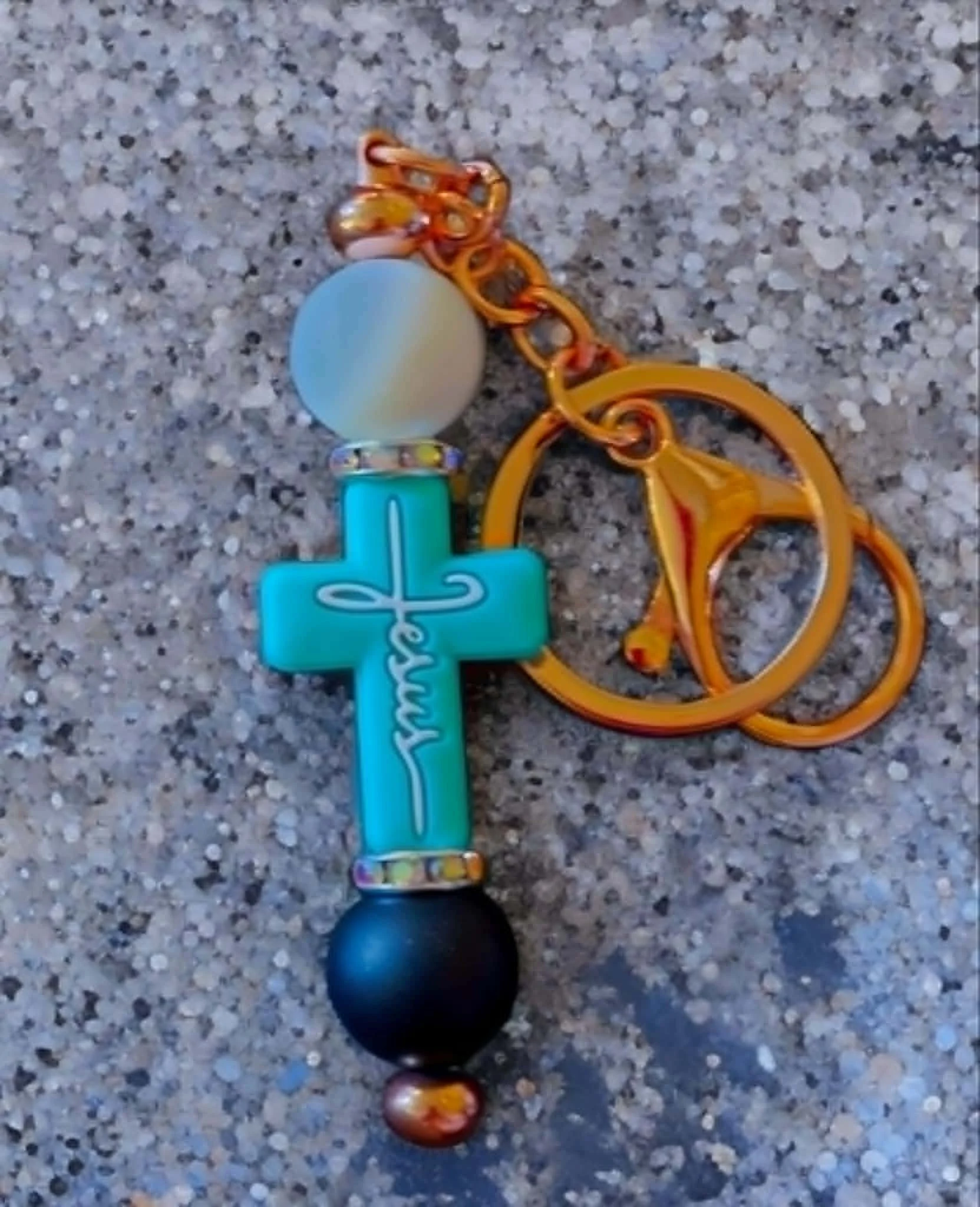 Jesus Cross Keychain