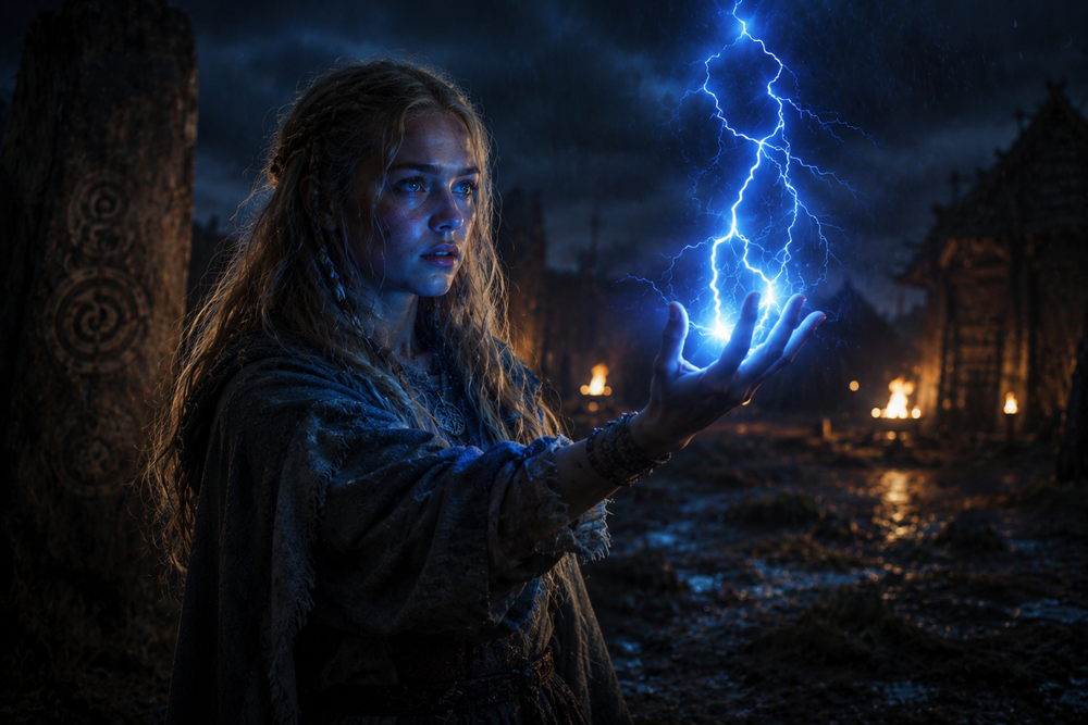 Aedana Discovers Her Power – Official Concept Art | Element X: Origins
Official concept artwork from Element X: Origins, an original historical fantasy film by Hexagone Productions. Set during the Roman conquest of Gaul, this scene depicts Aedana, th