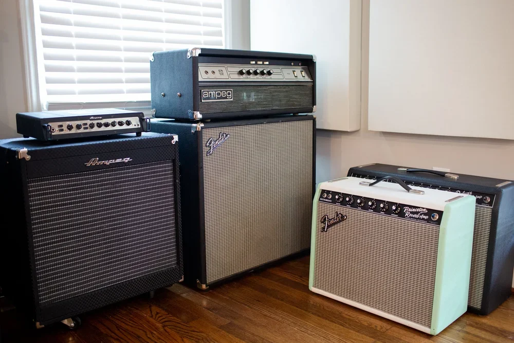 Third Coast Recording Co. offers a number of amplifiers at no additional charge as well. Several bass and guitar rigs are ready to be dialed in for your next recording session. 