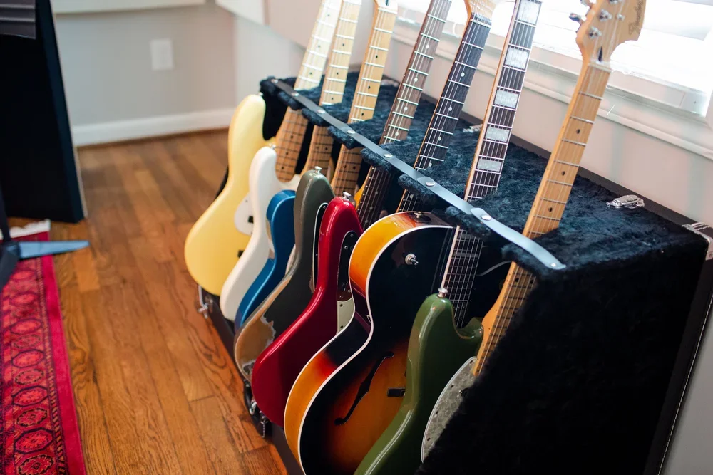 Our collection of new and vintage electric and acoustic guitars.