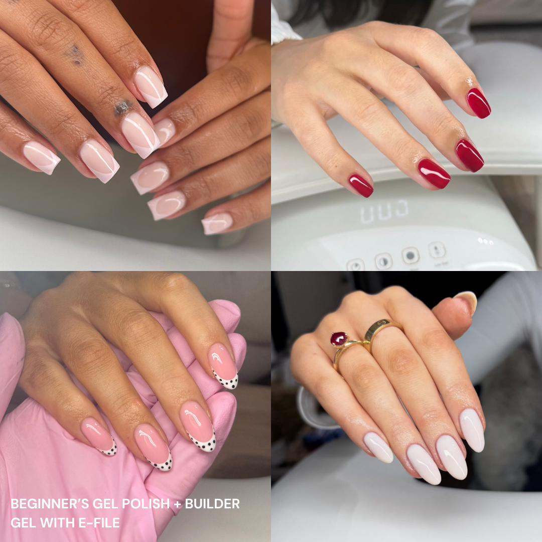 Beginner's Gel Polish and Builder Gel with E-File