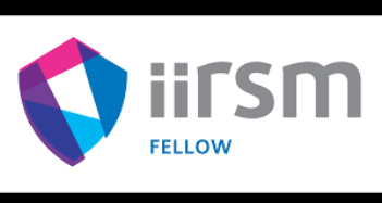 IIRSM logo with a shield icon and the words "FELLOW" underneath.