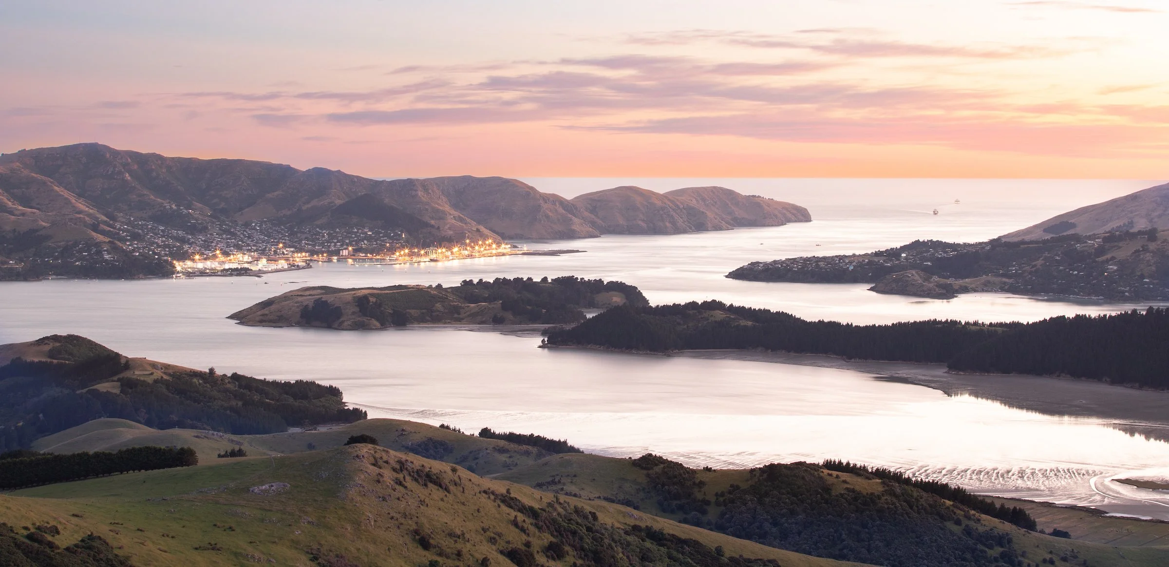 Port Lyttelton on Lyttelton Harbour photo by Carrie Prendeville