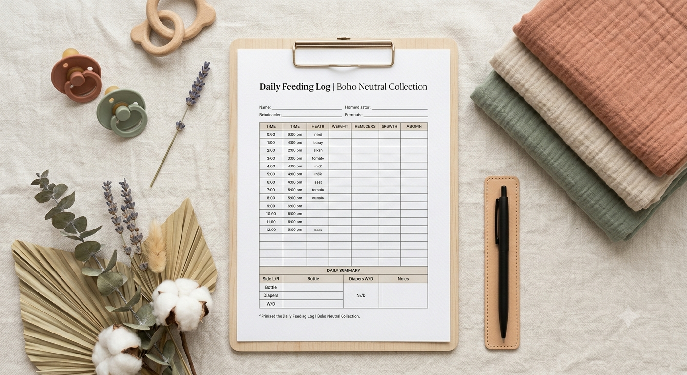Newborn Feeding Log