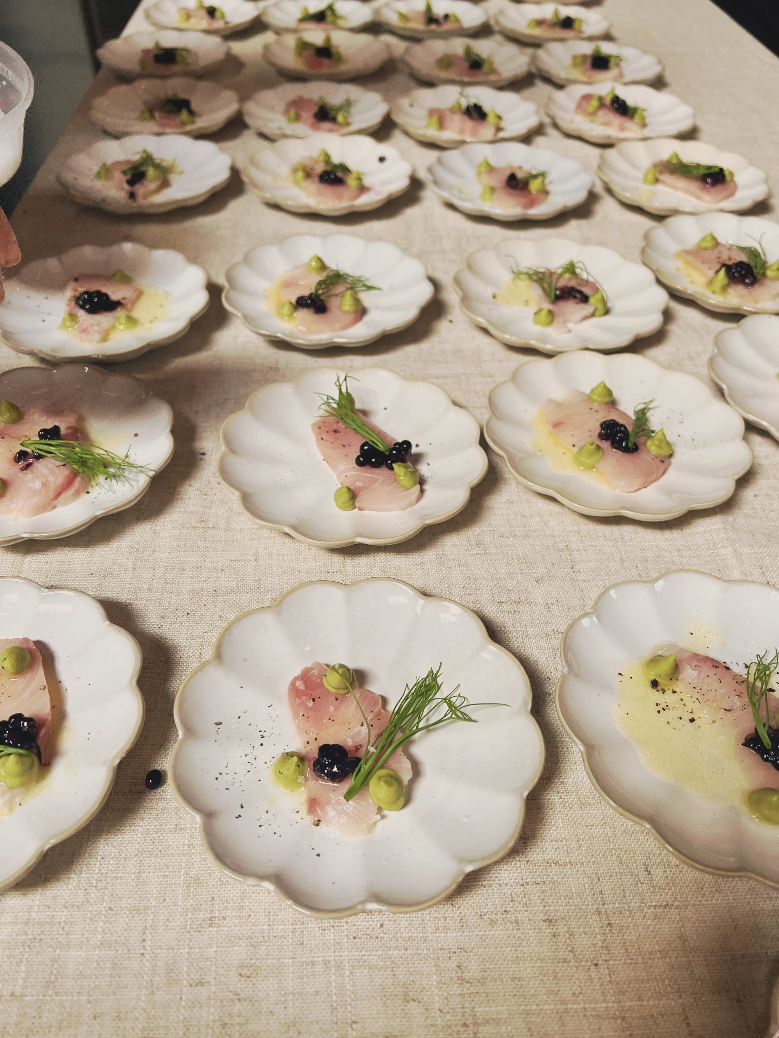 Hamachi Crudo - Creative Supper Club LA
