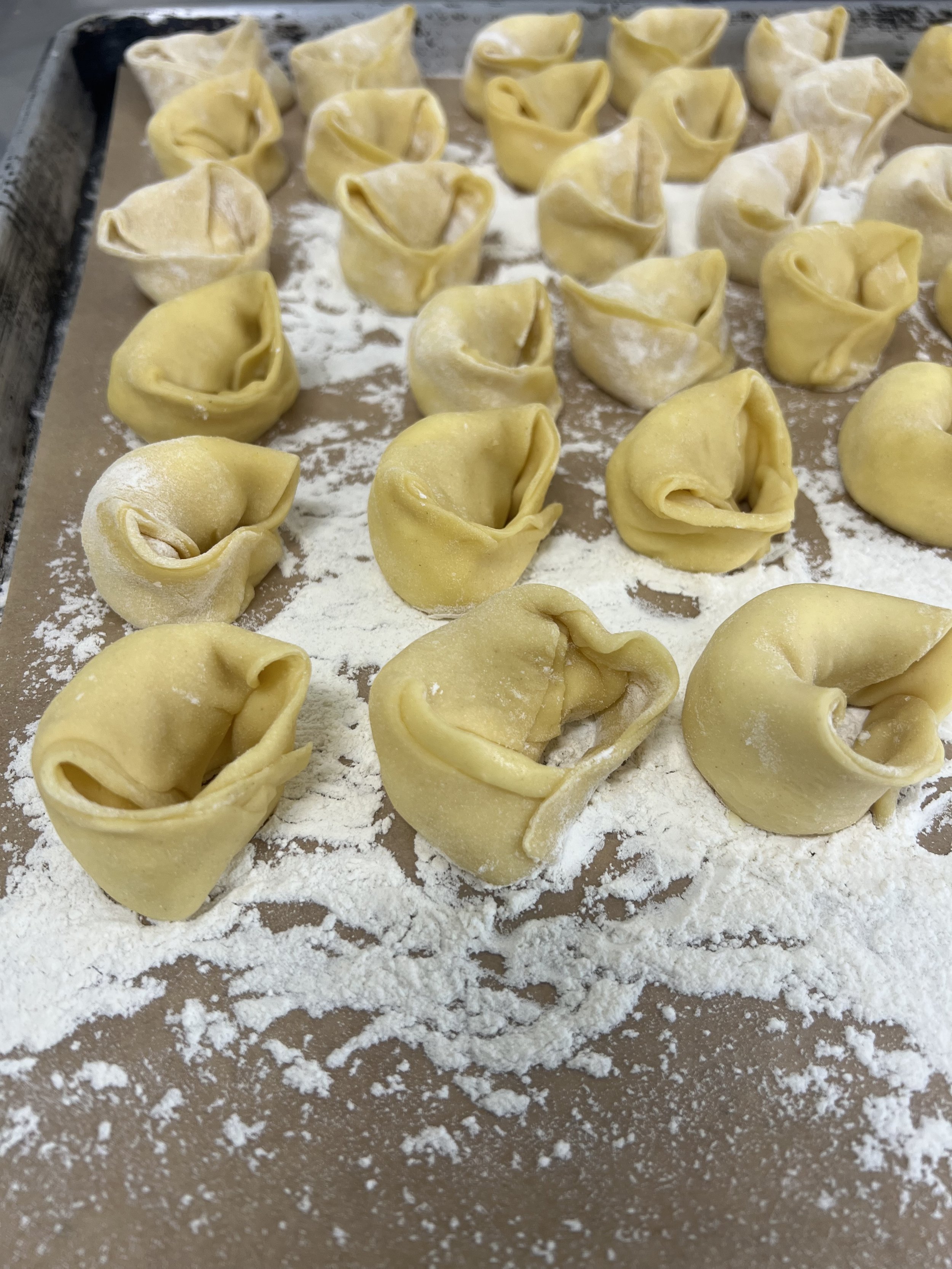 Handmade Tortelloni with Meyer Lemon Confit + Fresh Ricotta - Versace