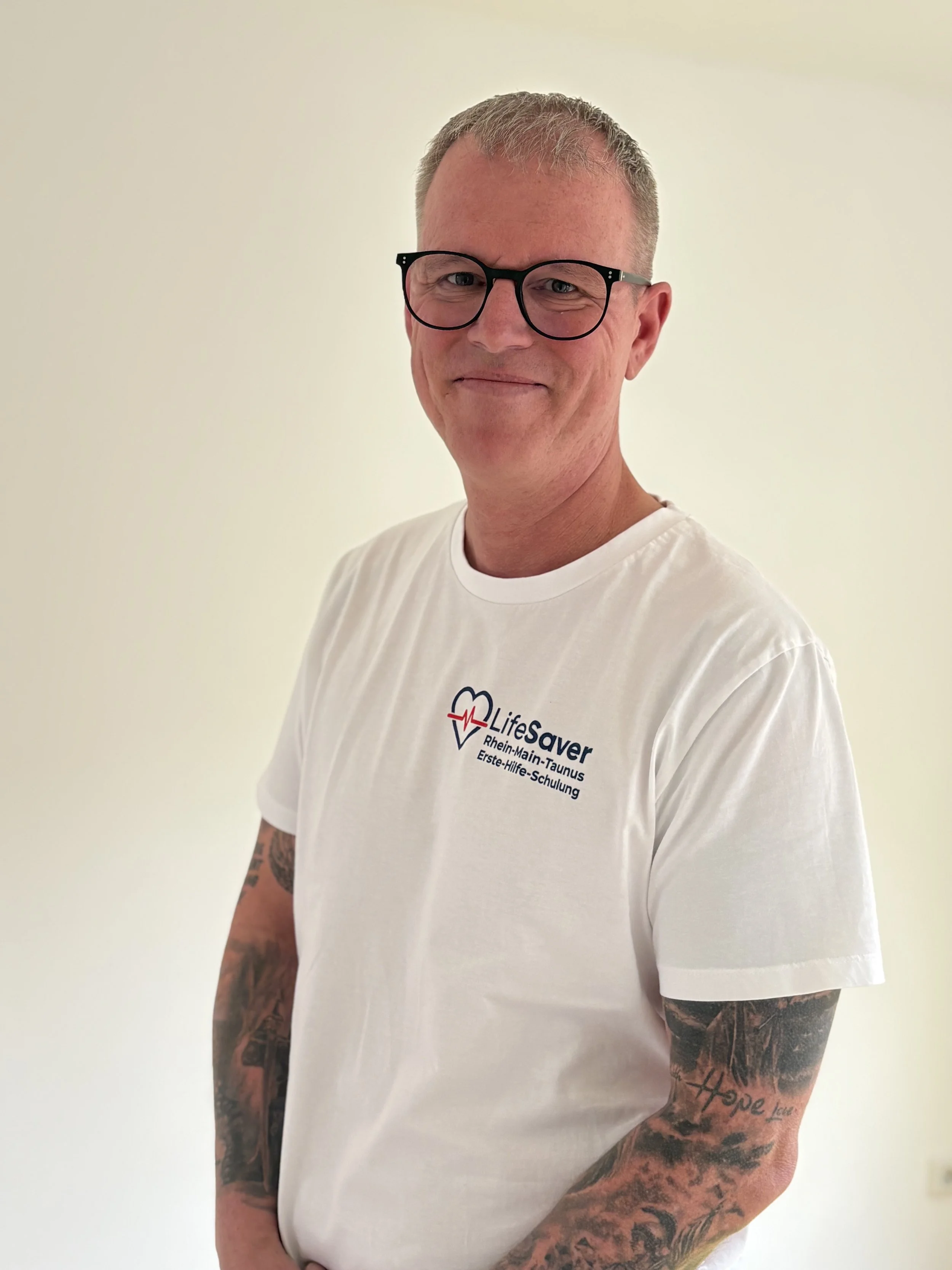 Stefan Reinhard, Erste-Hilfe-Trainer, im Porträt.