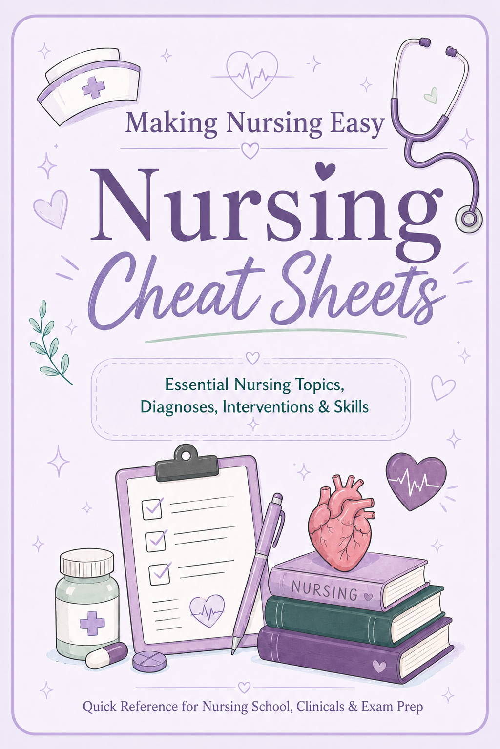 Full Nursing Cheat Sheet Bundle