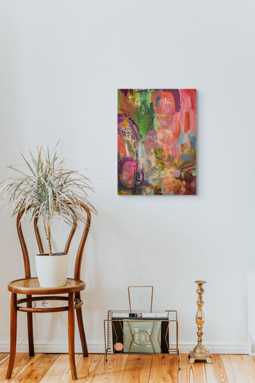 In situ. "Beyond & Beneath" - 18" x 24" 