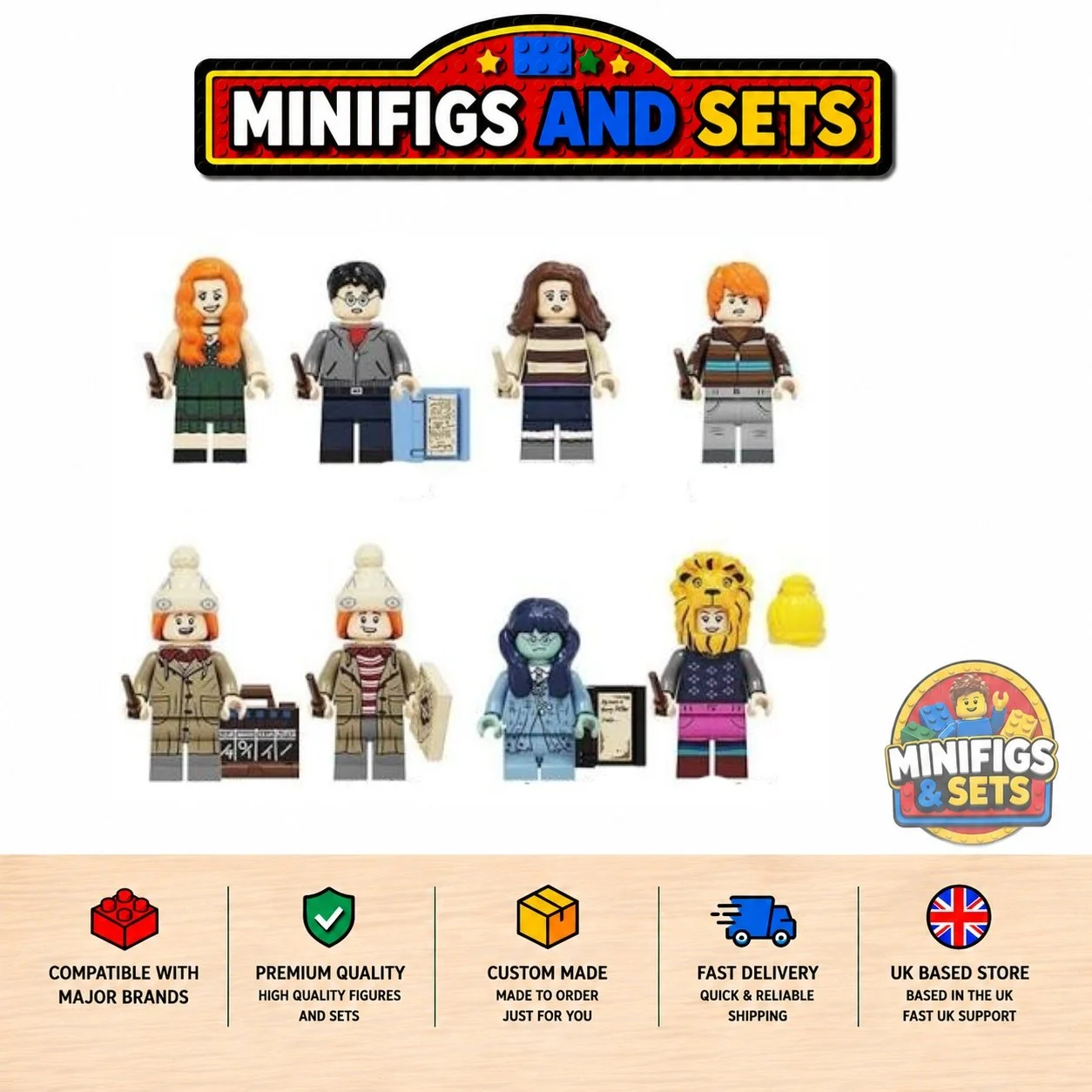 Harry Potter Set of 8 minifigures - Style 7