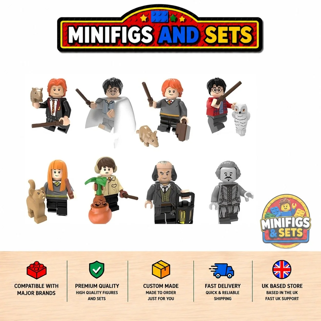 Harry Potter Set of 8 minifigures - Style 16