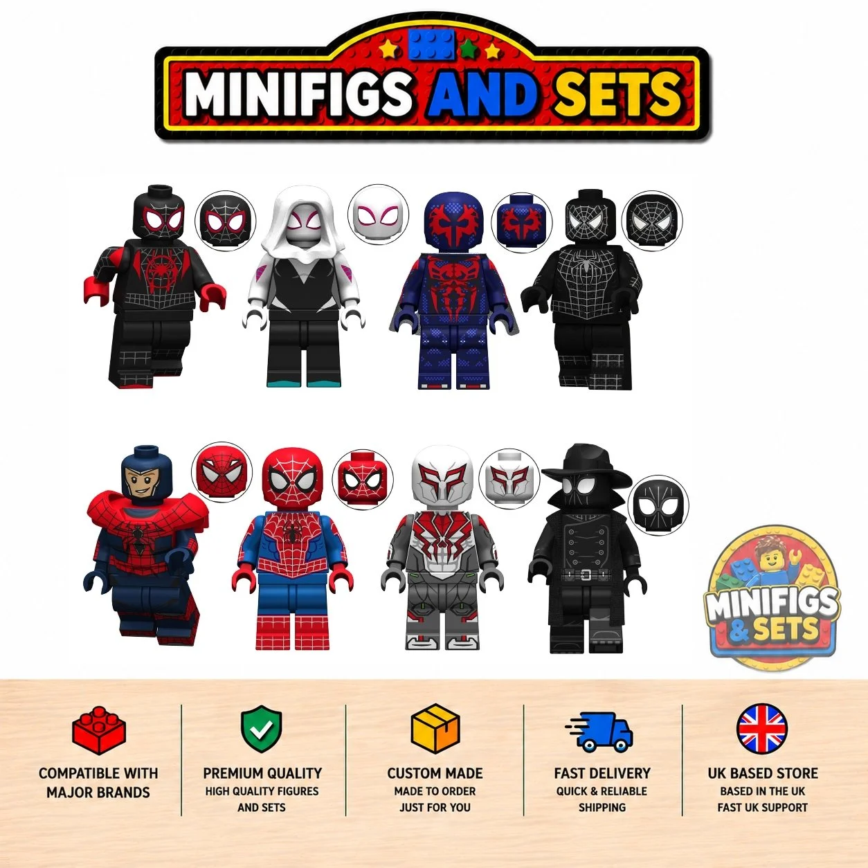 Spiderman Set of 8 minifigures - Style 8
