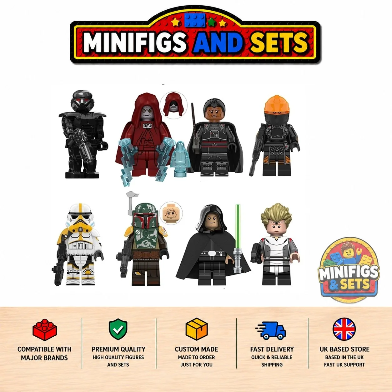 Star Wars Set of 8 minifigures - Style 11