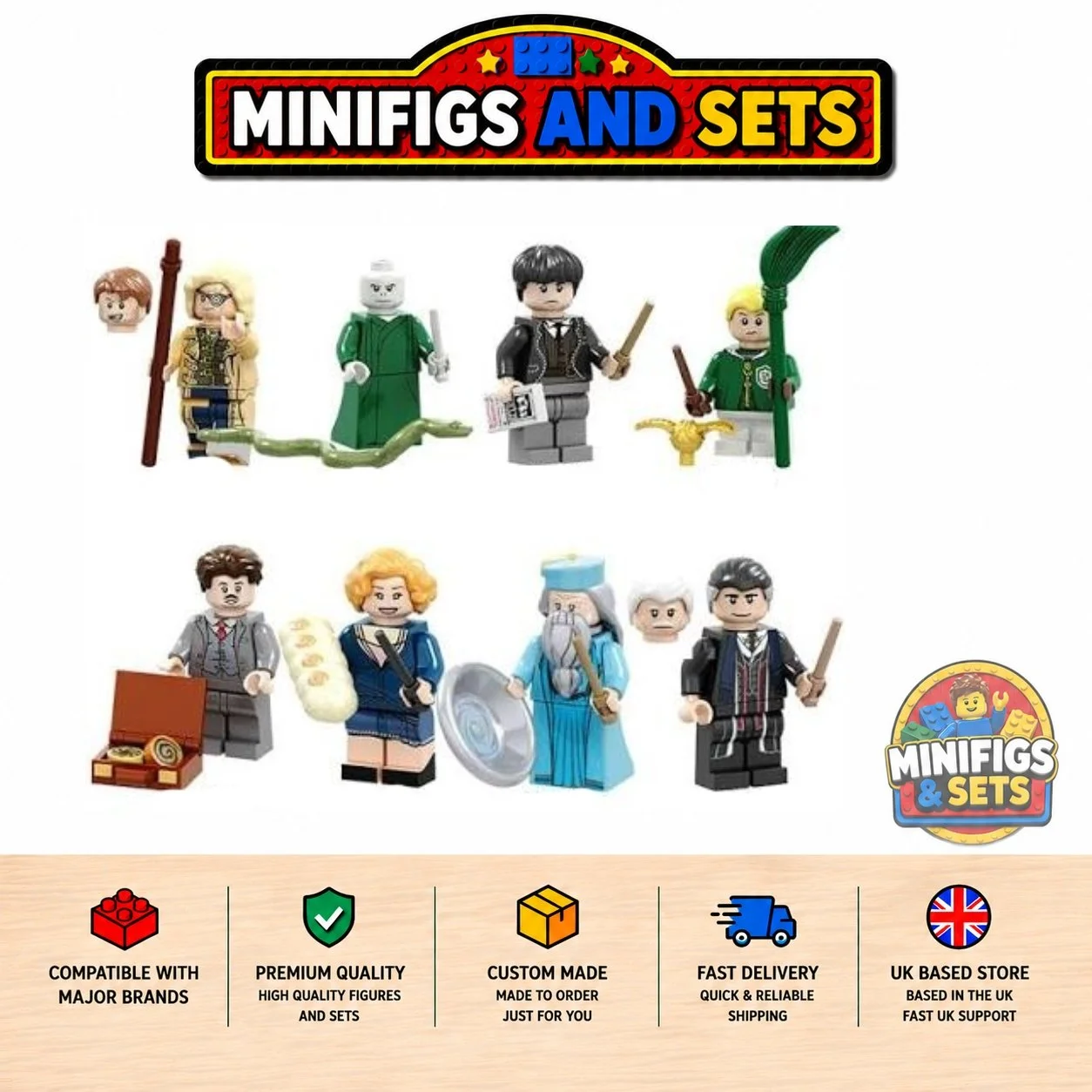 Harry Potter Set of 8 minifigures - Style 15
