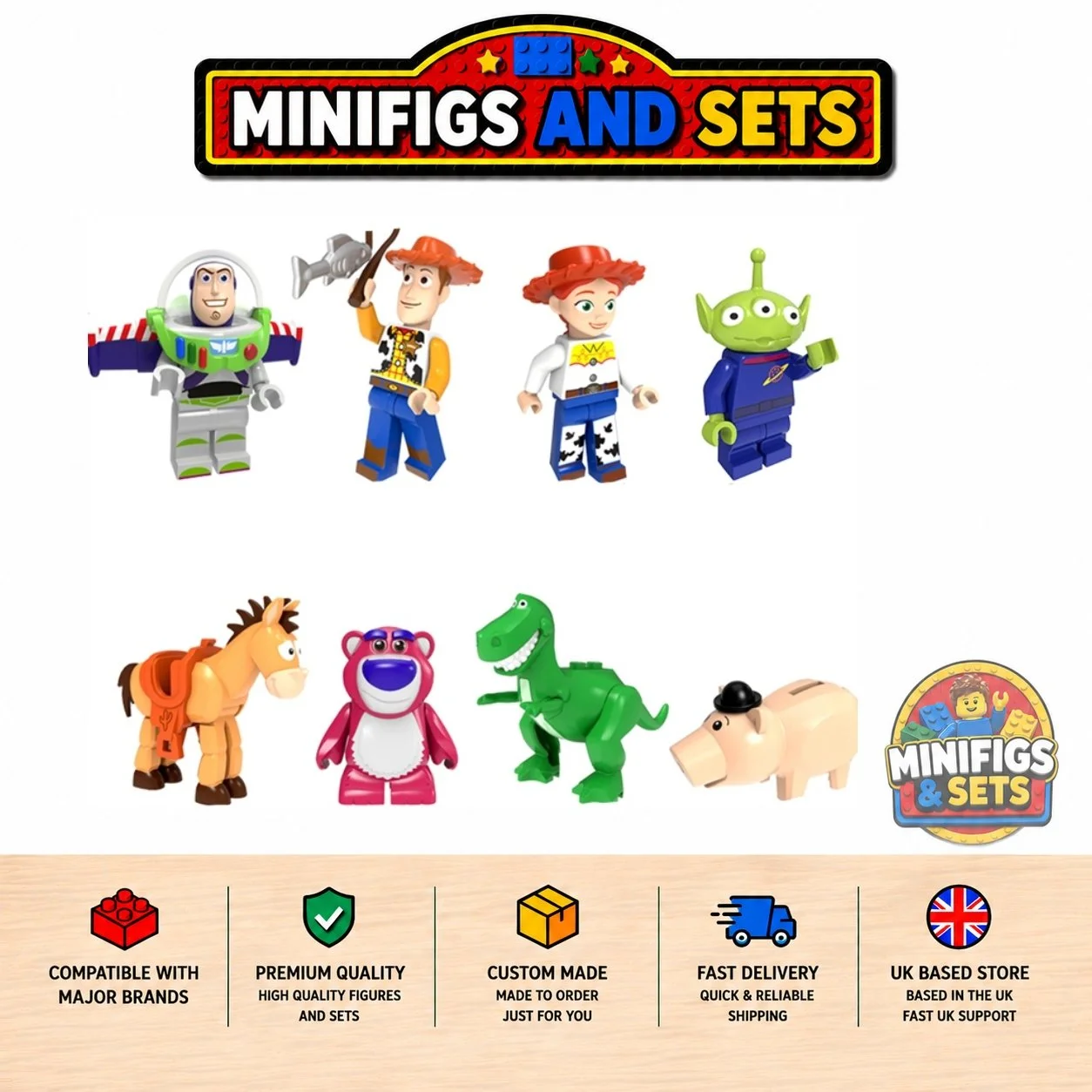 Toy Story Set of 8 minifigures - Style 2