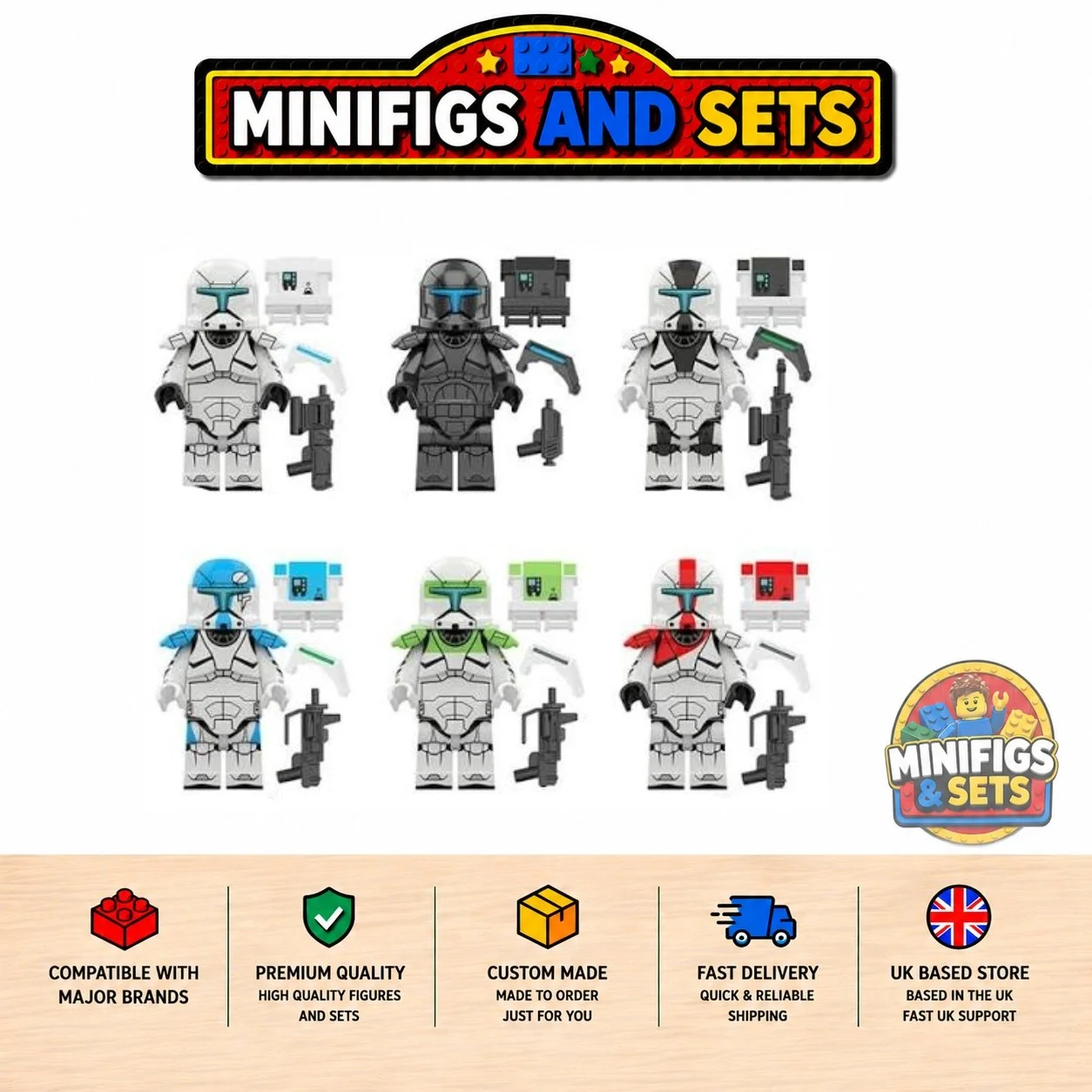 Star Wars Set of 6 minifigures - Style 13