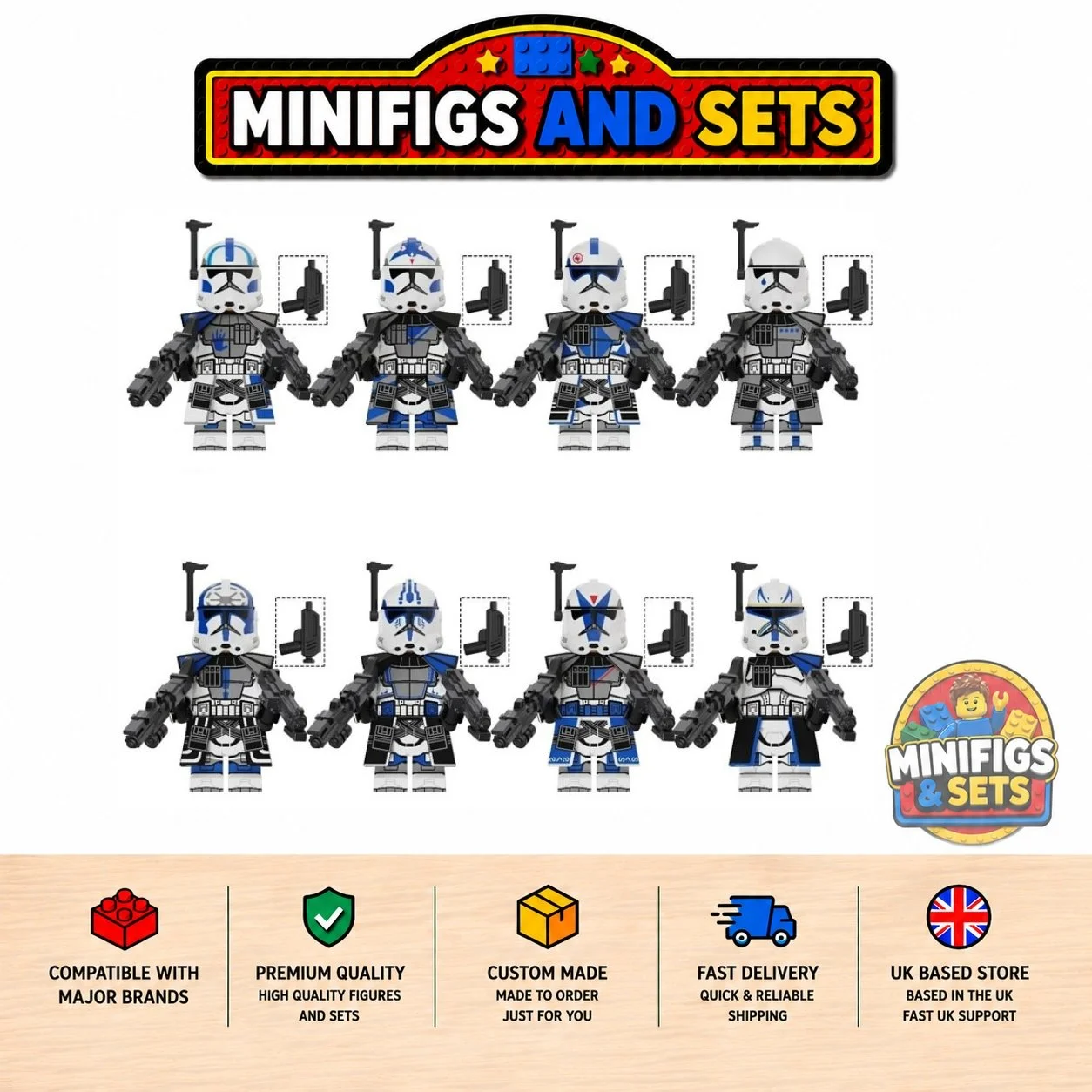 Star Wars Set of 8 minifigures - Style 9