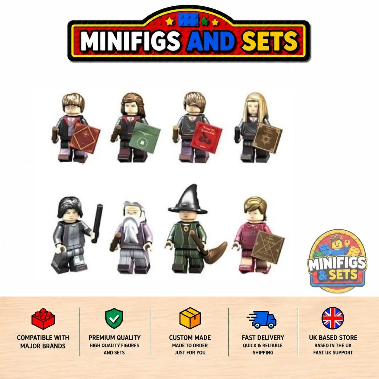 Harry Potter Set of 8 minifigures - Style 14