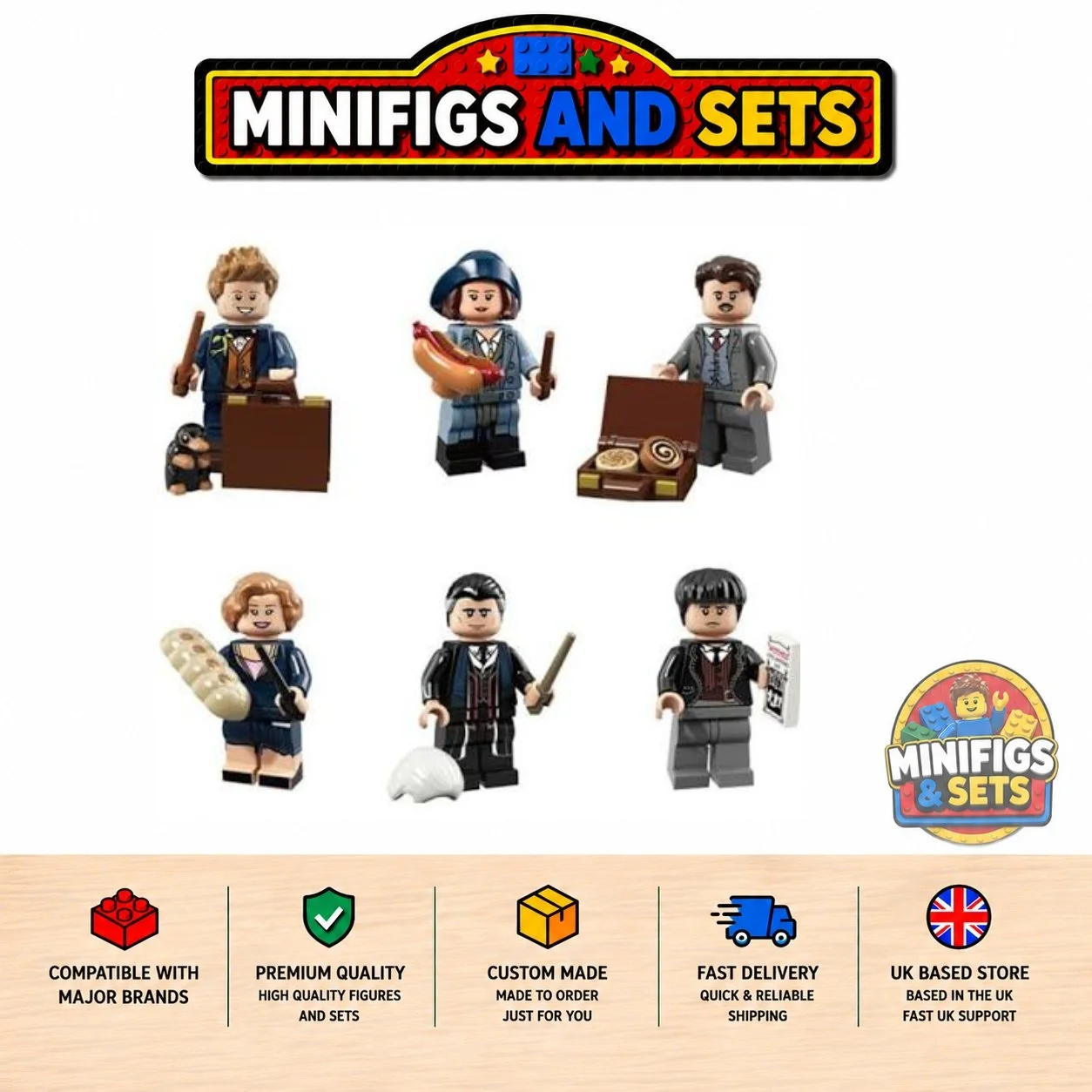 Harry Potter Set of 8 minifigures - Style 6