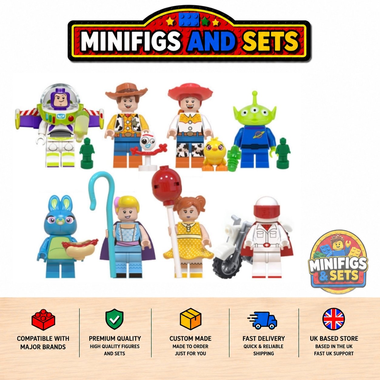 Toy Story Set of 8 minifigures - Style 1