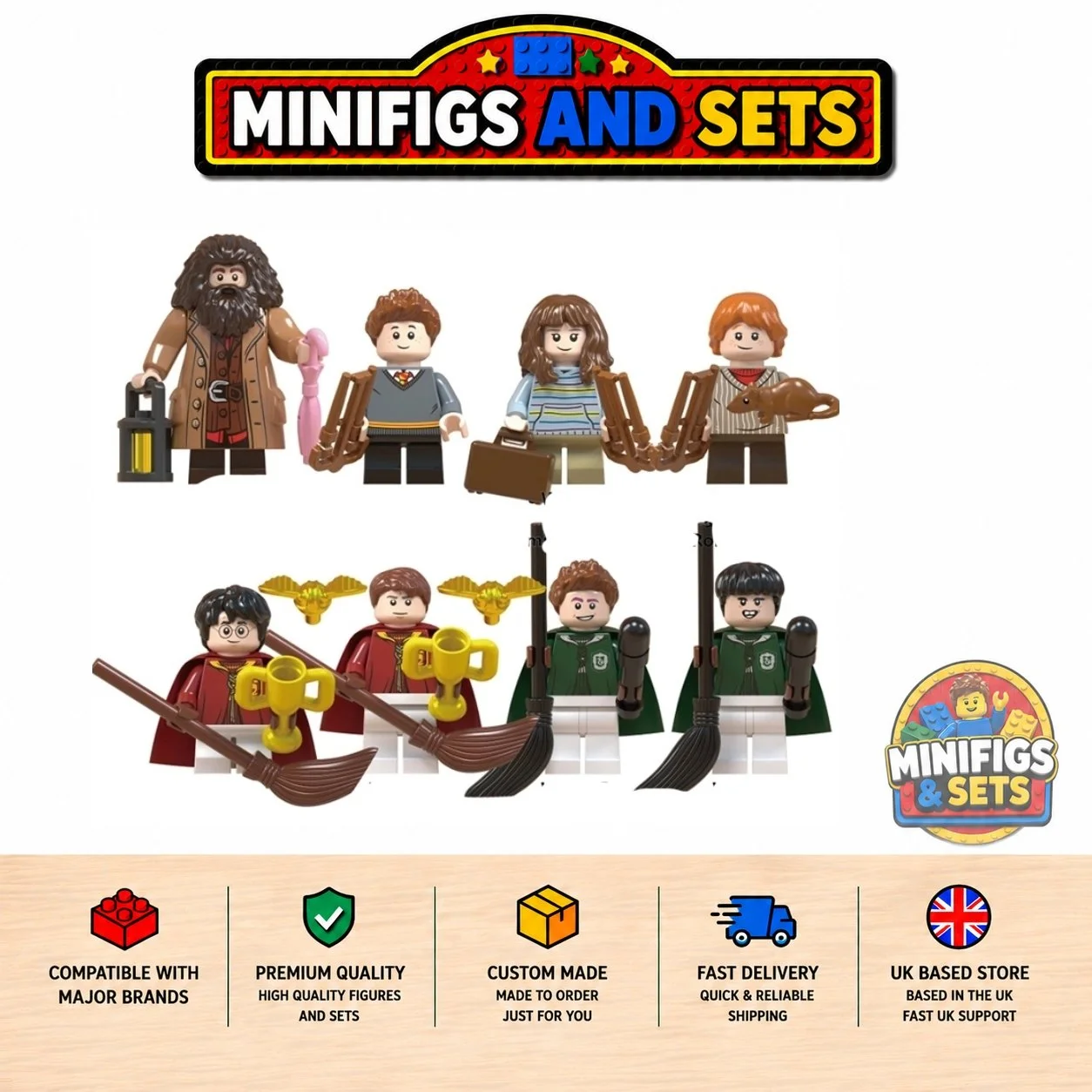 Harry Potter Set of 8 minifigures - Style 5