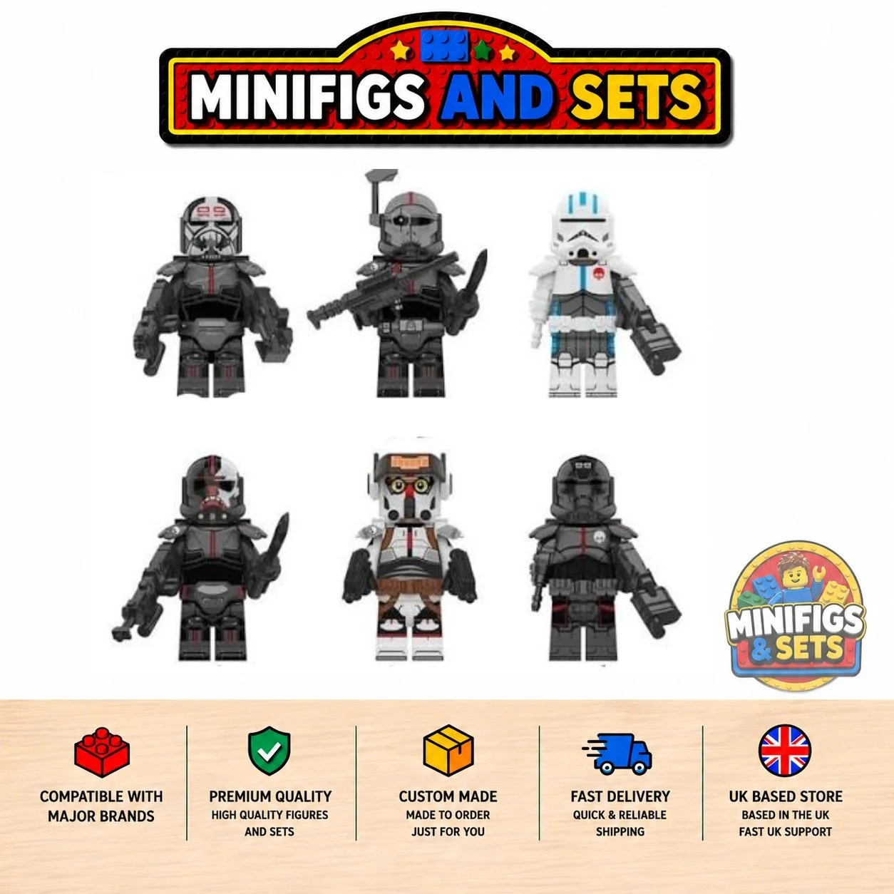 Star Wars Set of 6 minifigures - Style 14