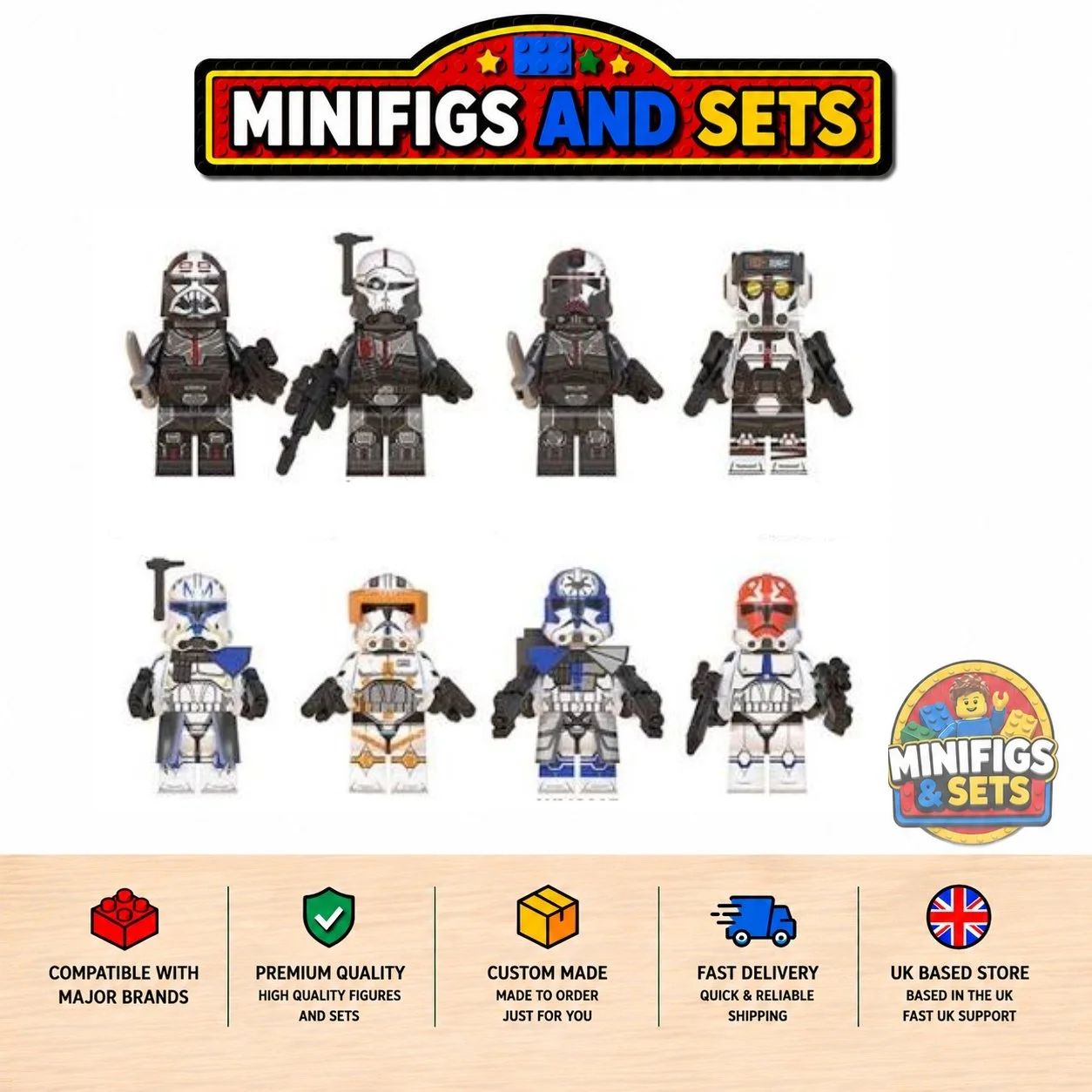 Star Wars Set of 8 minifigures - Style 7