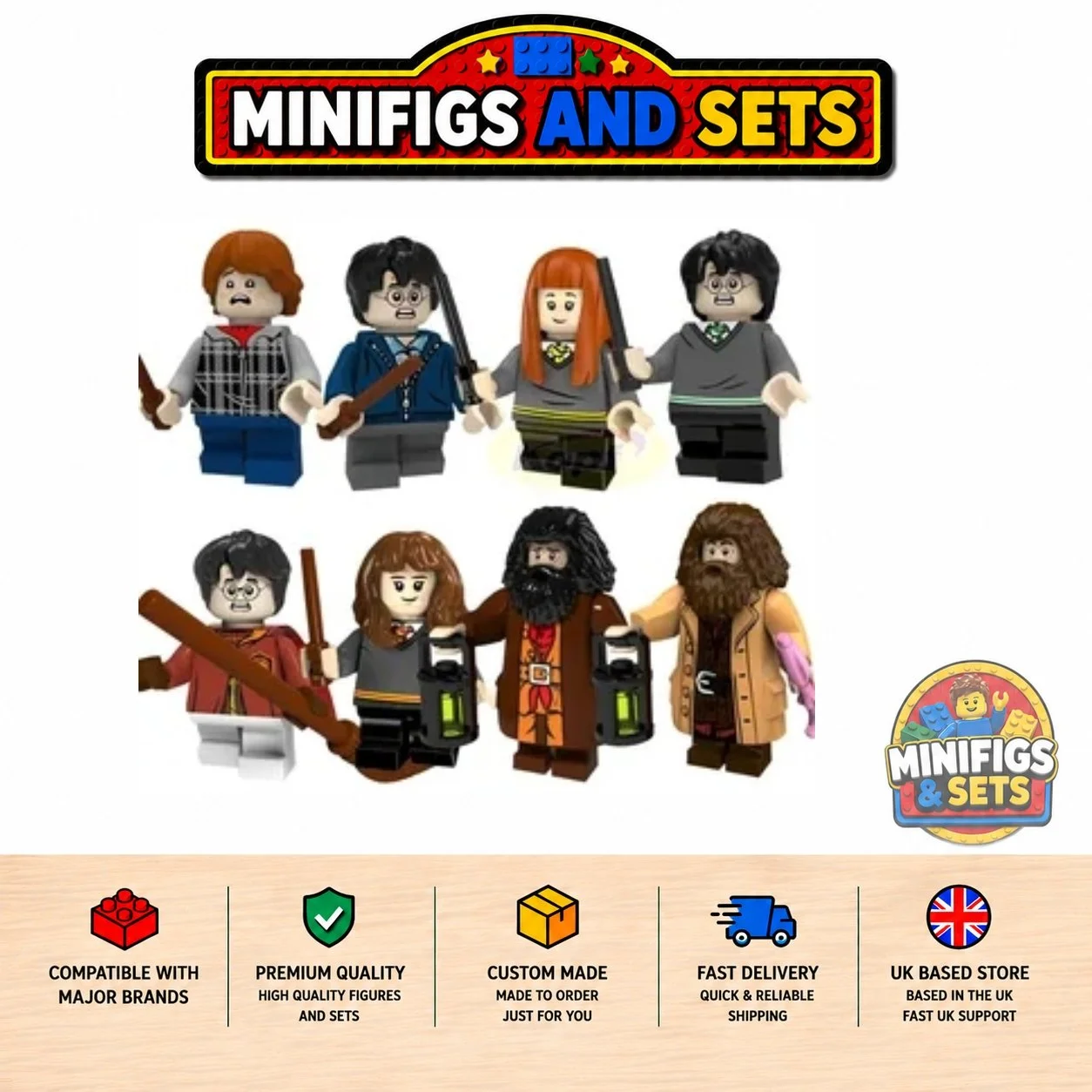 Harry Potter Set of 8 minifigures - Style 13