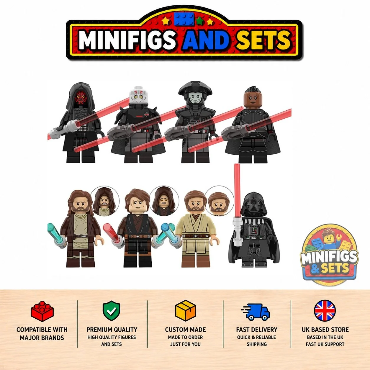 Star Wars Set of 8 minifigures - Style 10