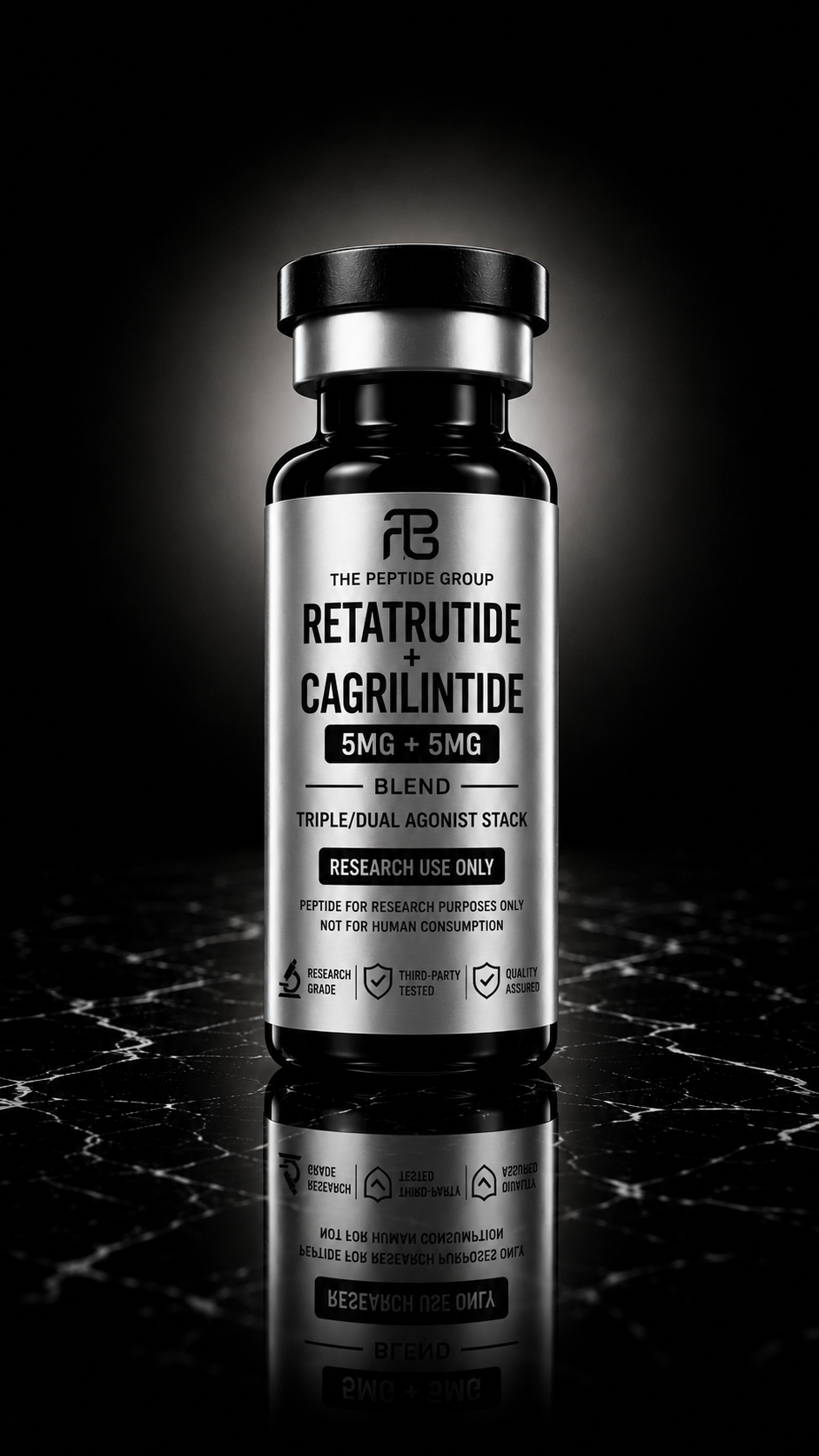 Retatrutide 5mg/ Carilinitide 5mg Triple Dual Agonist blend