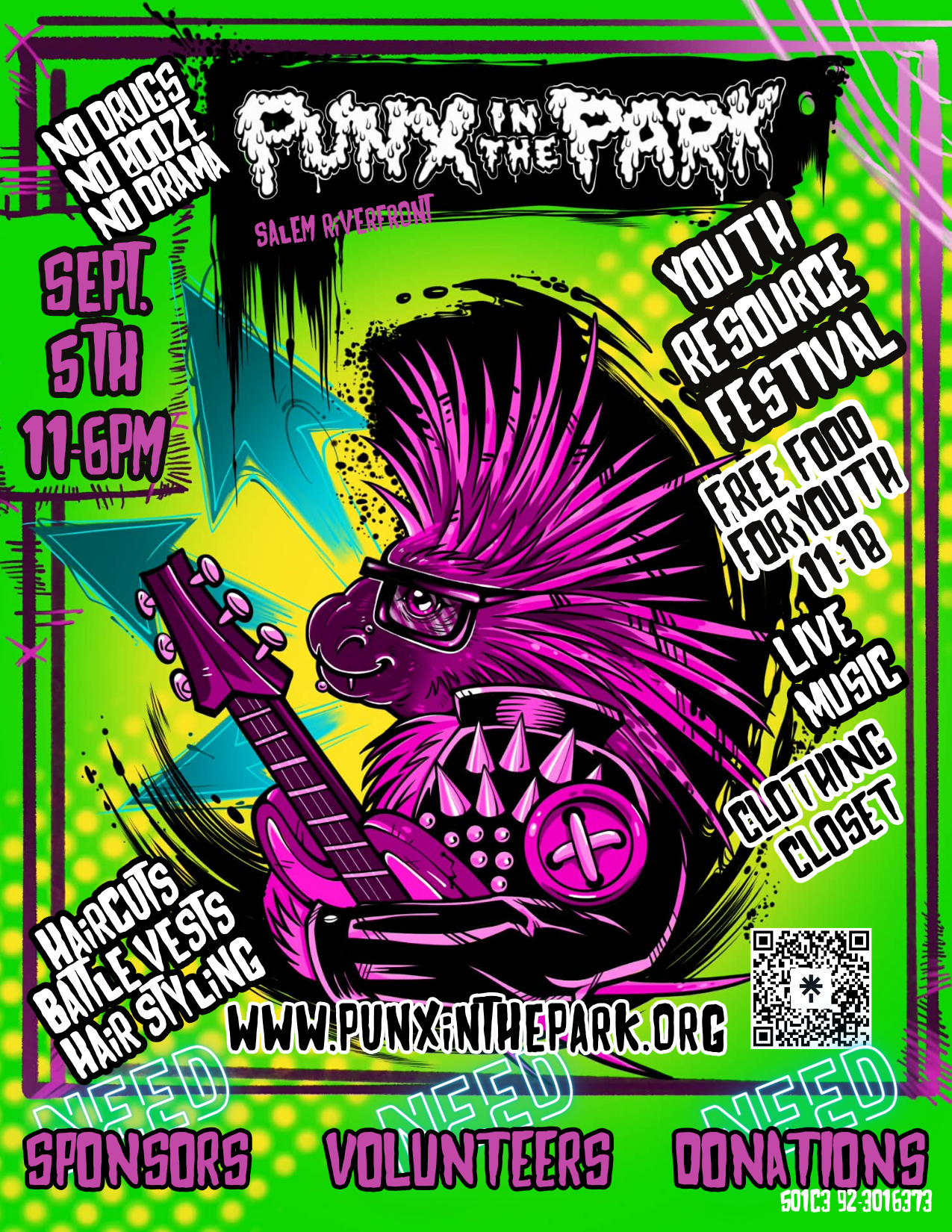 Punx in the Park — with Salem Oregon Circus Center