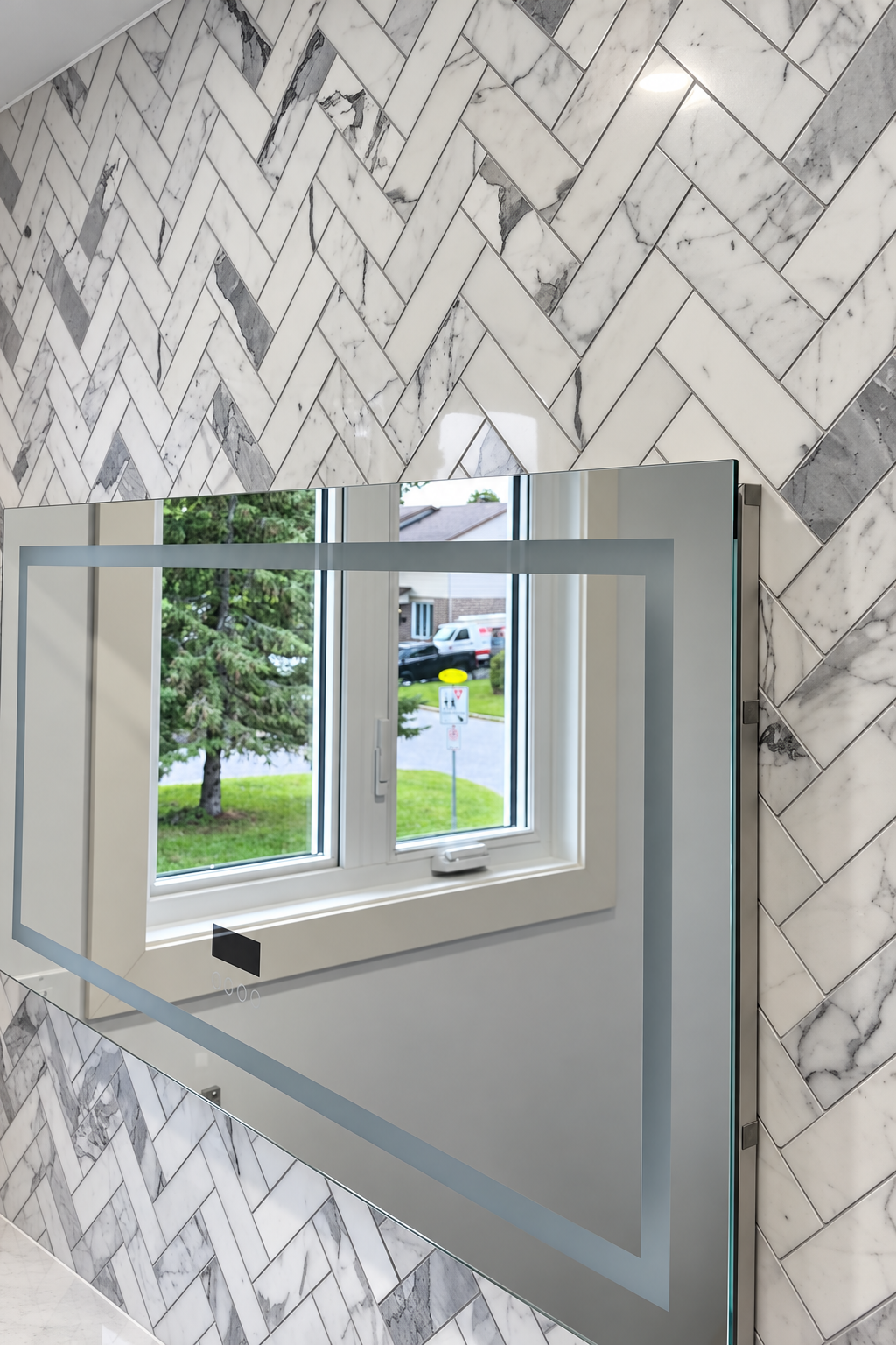 Alcove Tub & Vanity Backsplash