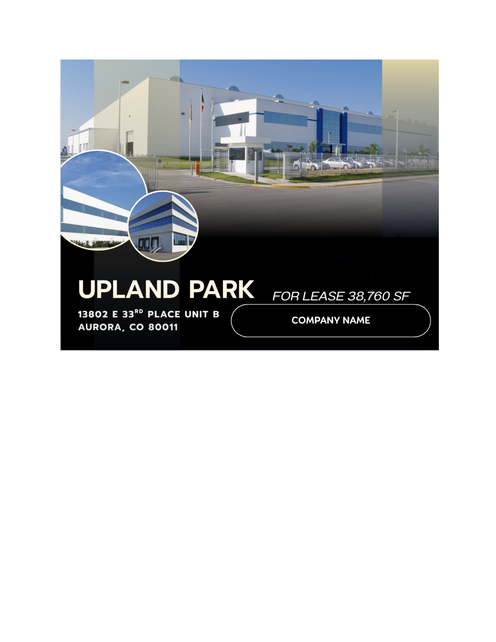 Intermediate Package - Floor Plan + Drone Photography (Under 40,000 SF)