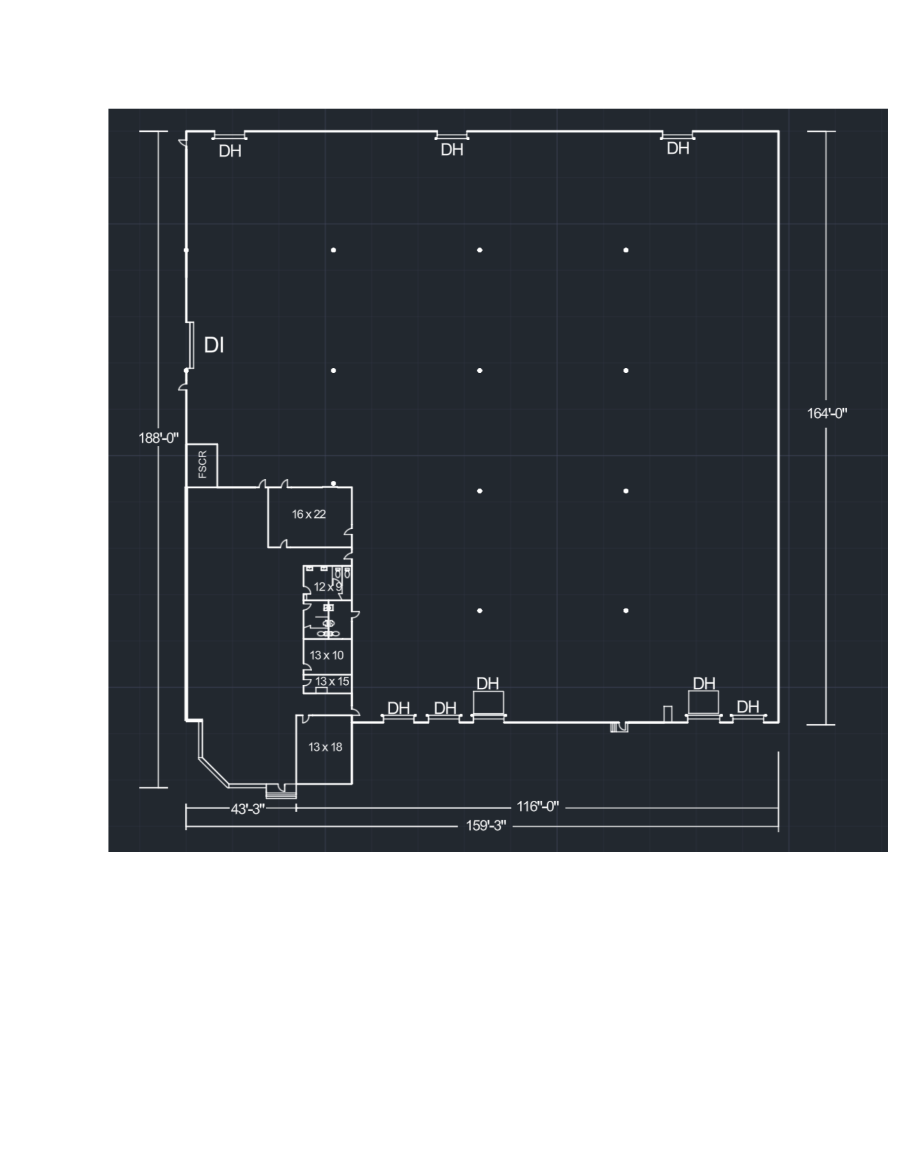 Basic Package - Floor Plan Only (Over 40,000 SF)