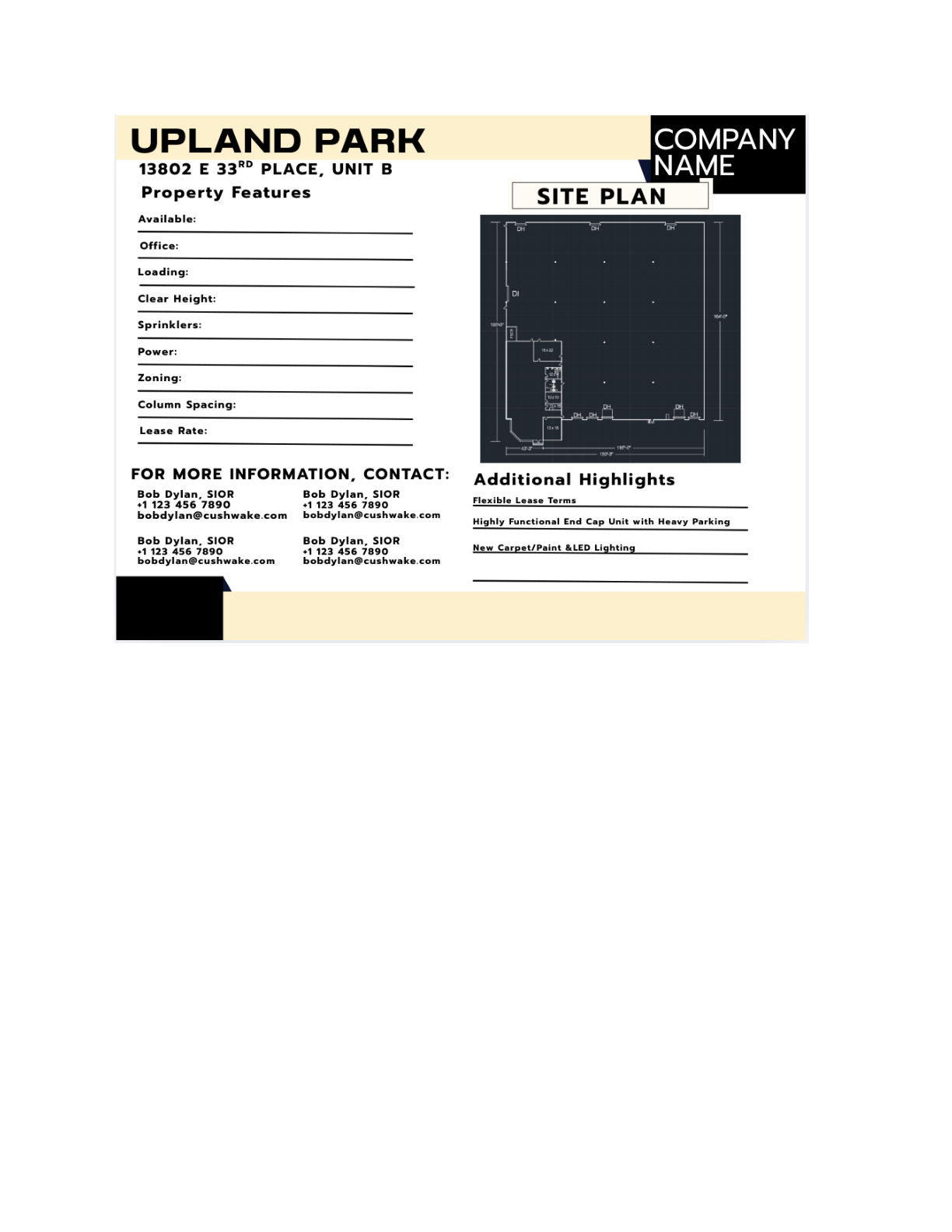 Advanced Package - Full Marketing Package (Over 40,000 SF)