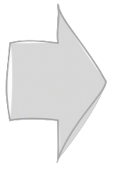 Gray right-pointing arrow icon on a transparent background
