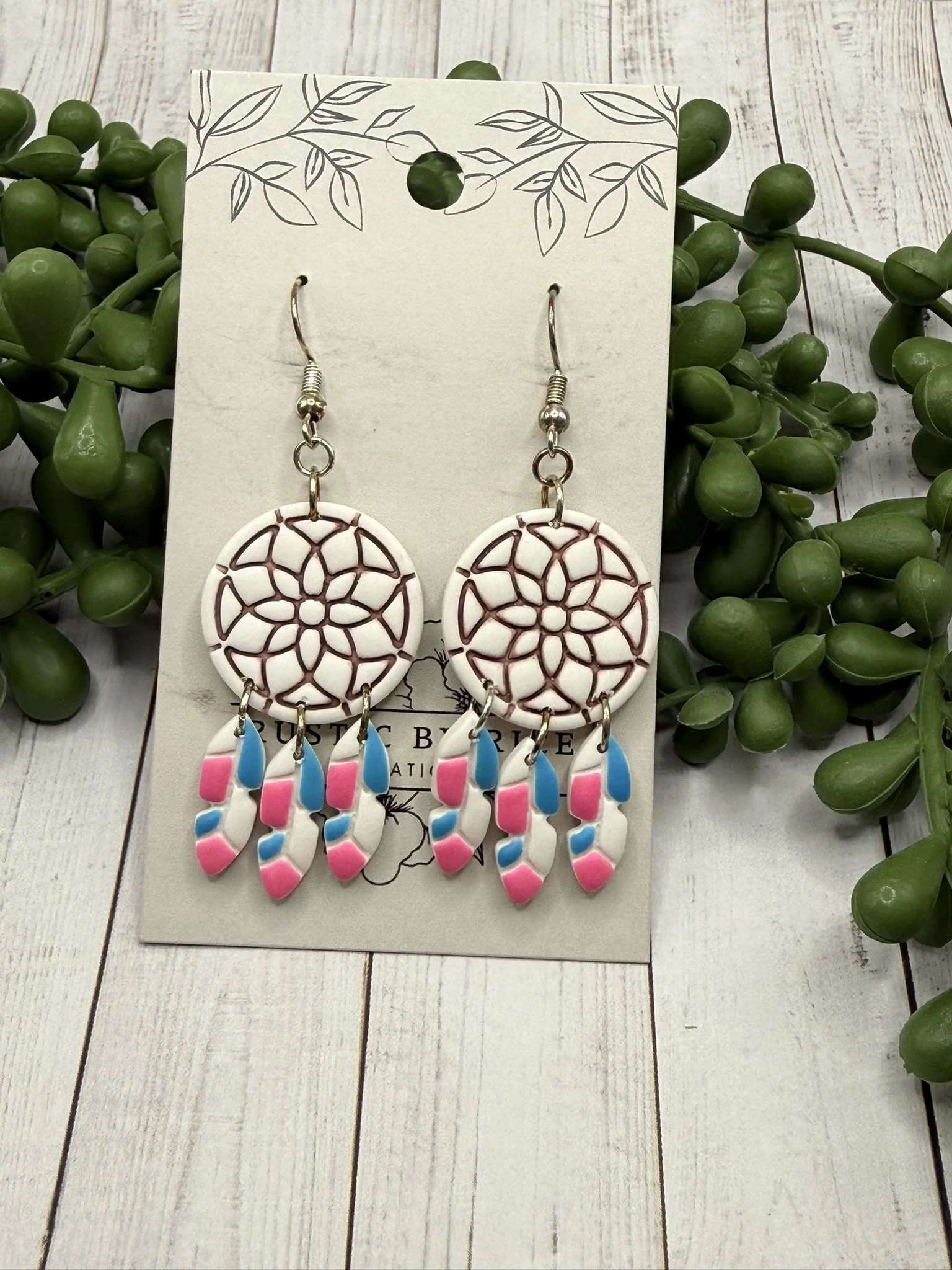 Dreamcatcher Dangle Earrings