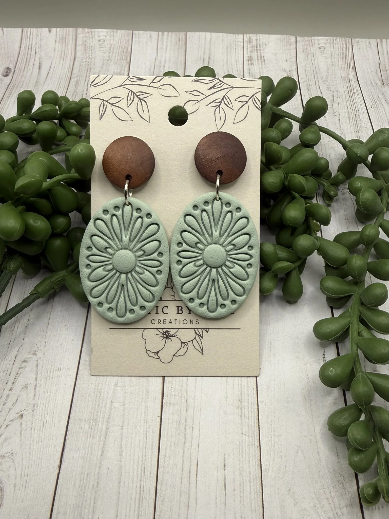 Boho Oval Earring