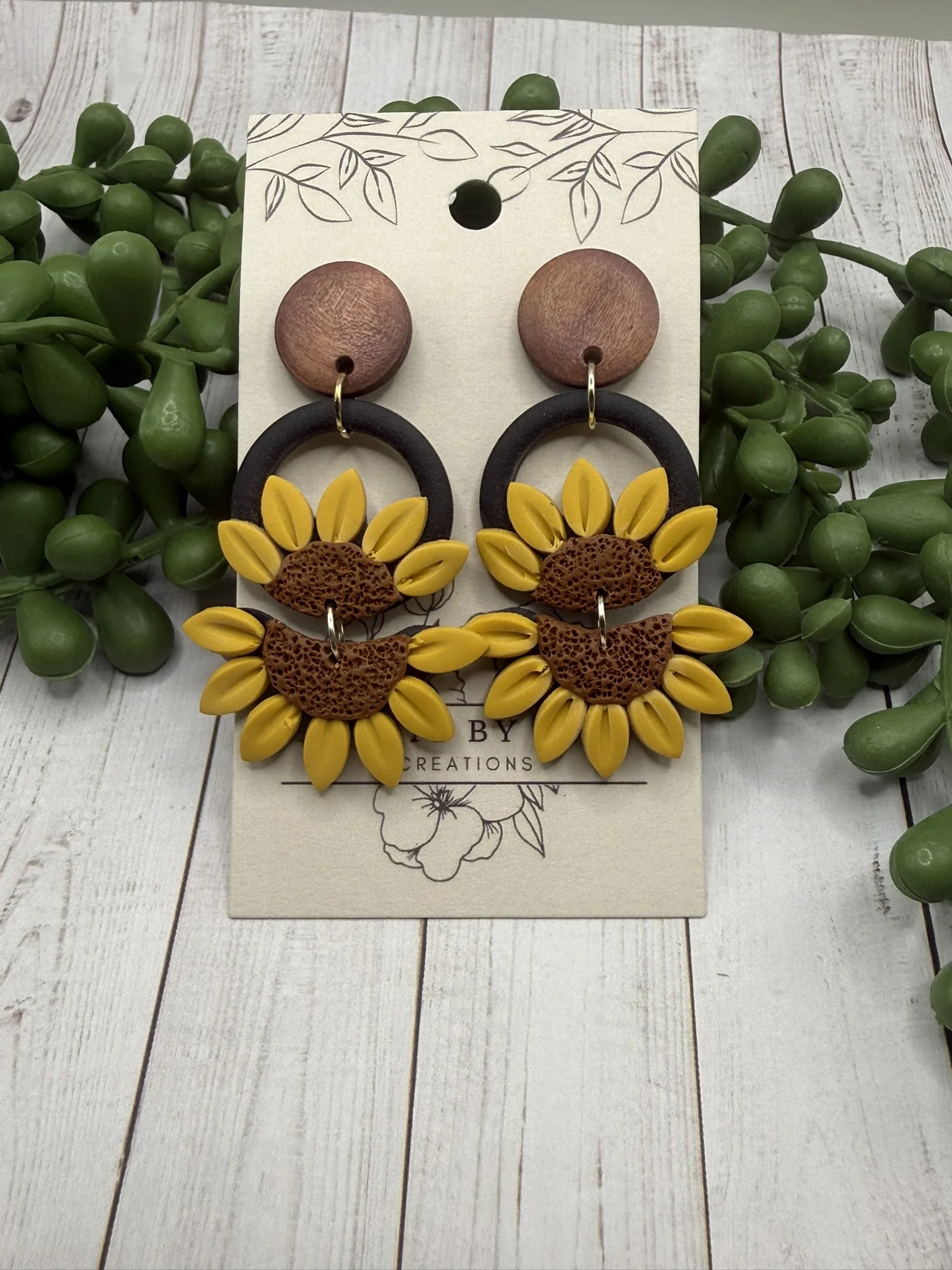 Sunflower Bloom Dangle