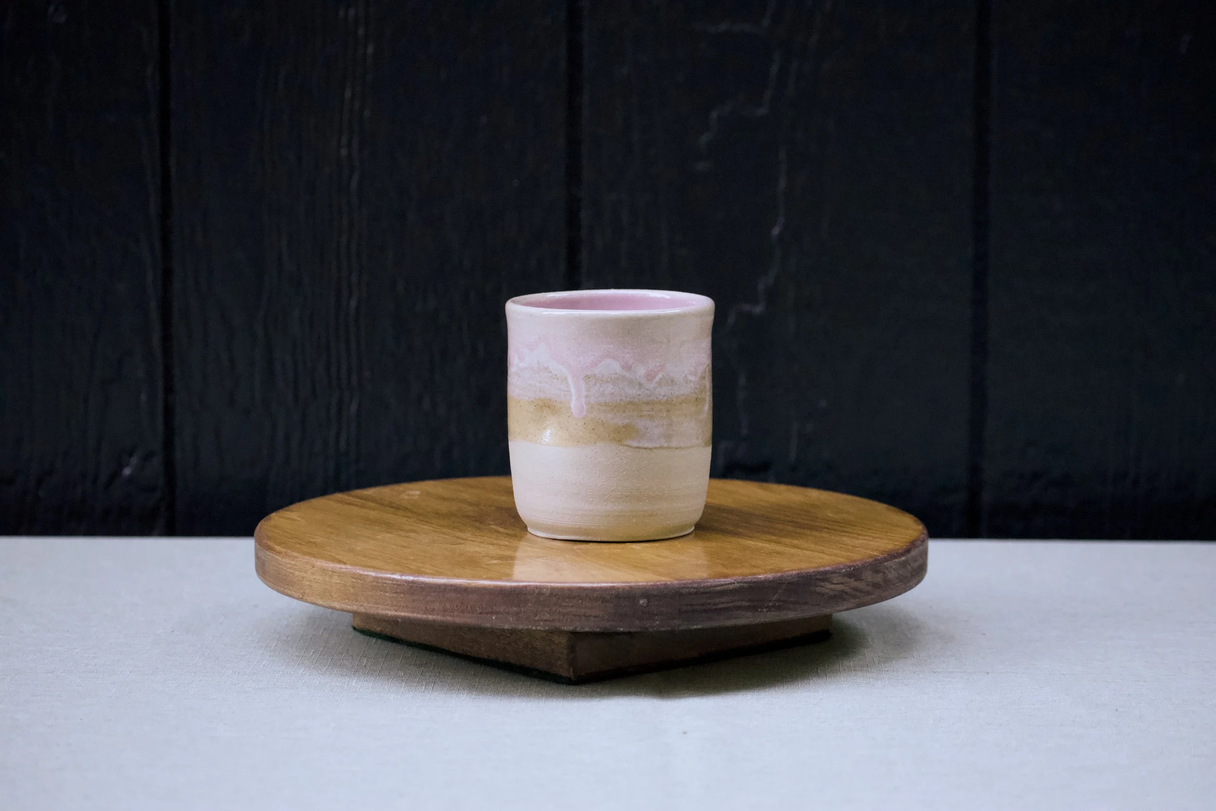 Dusty Rose and Honey Flux Cup