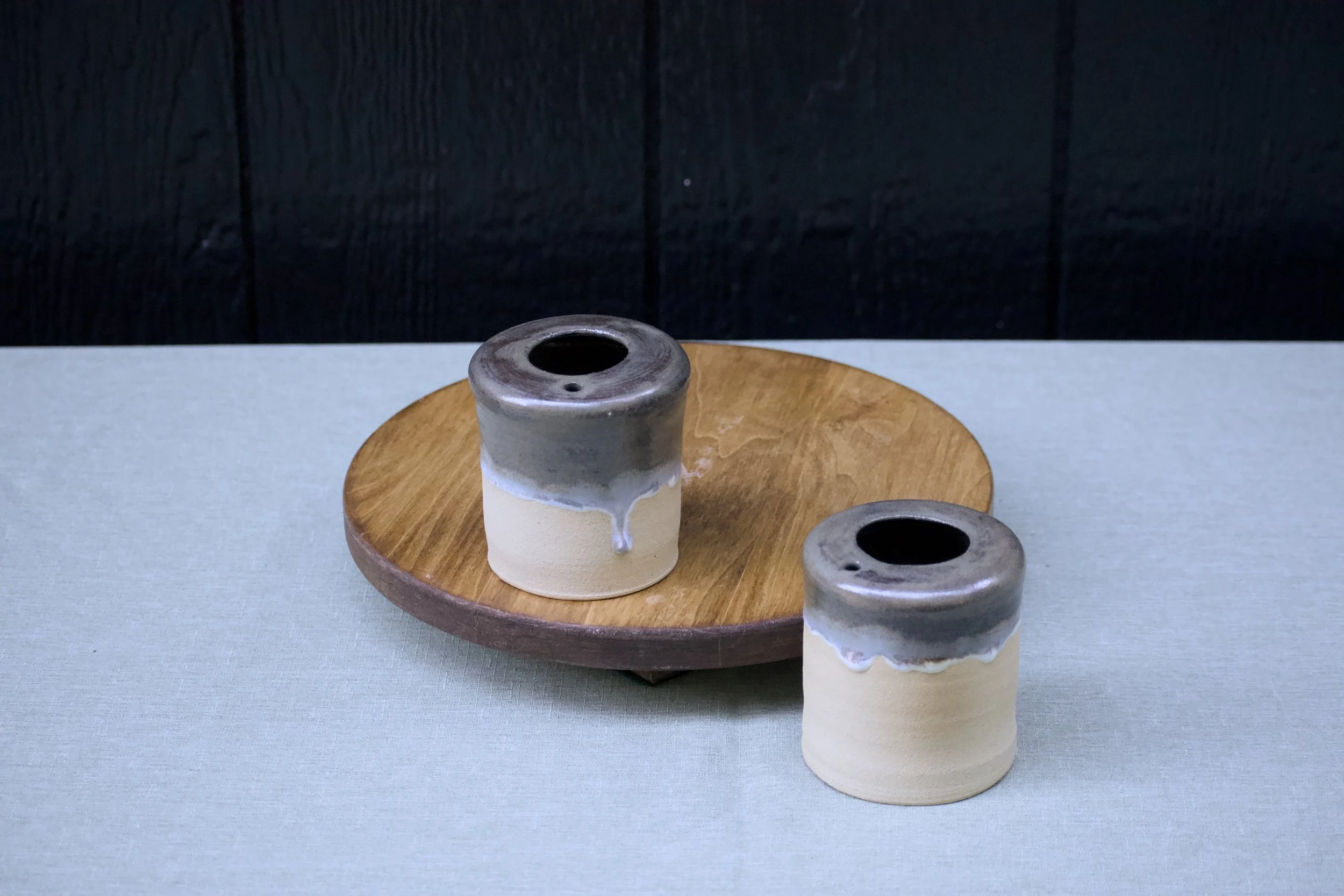 Light Gray and Flux Travel Cup