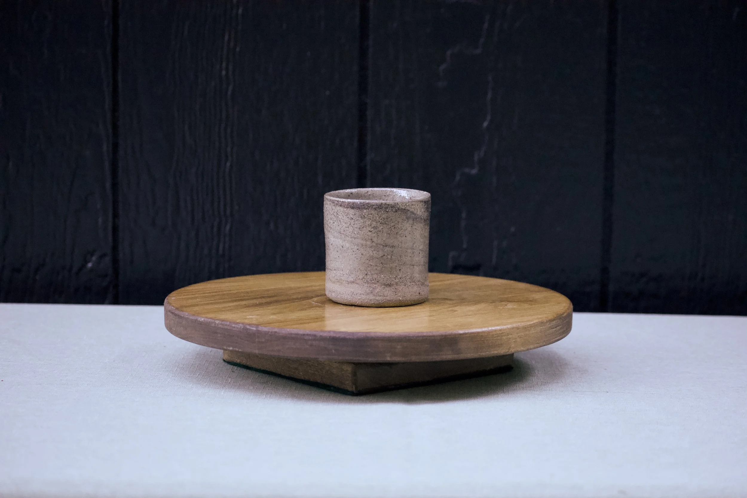 Clear Glaze on Reclaim Clay