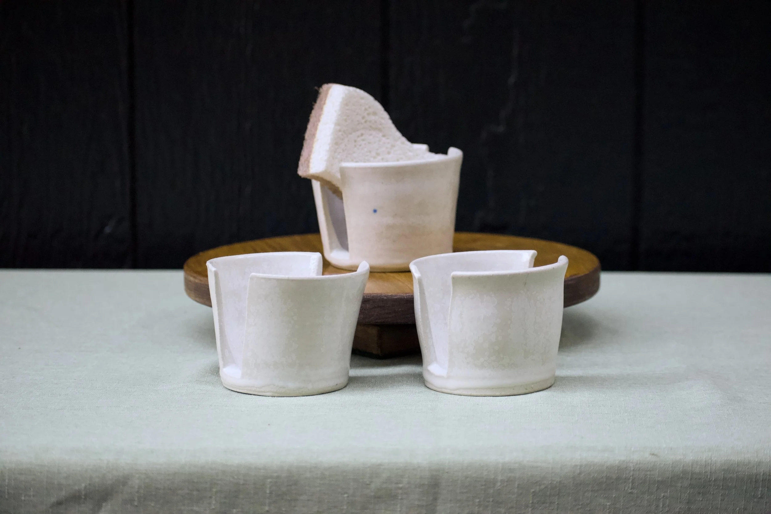 White Sponge Holder
