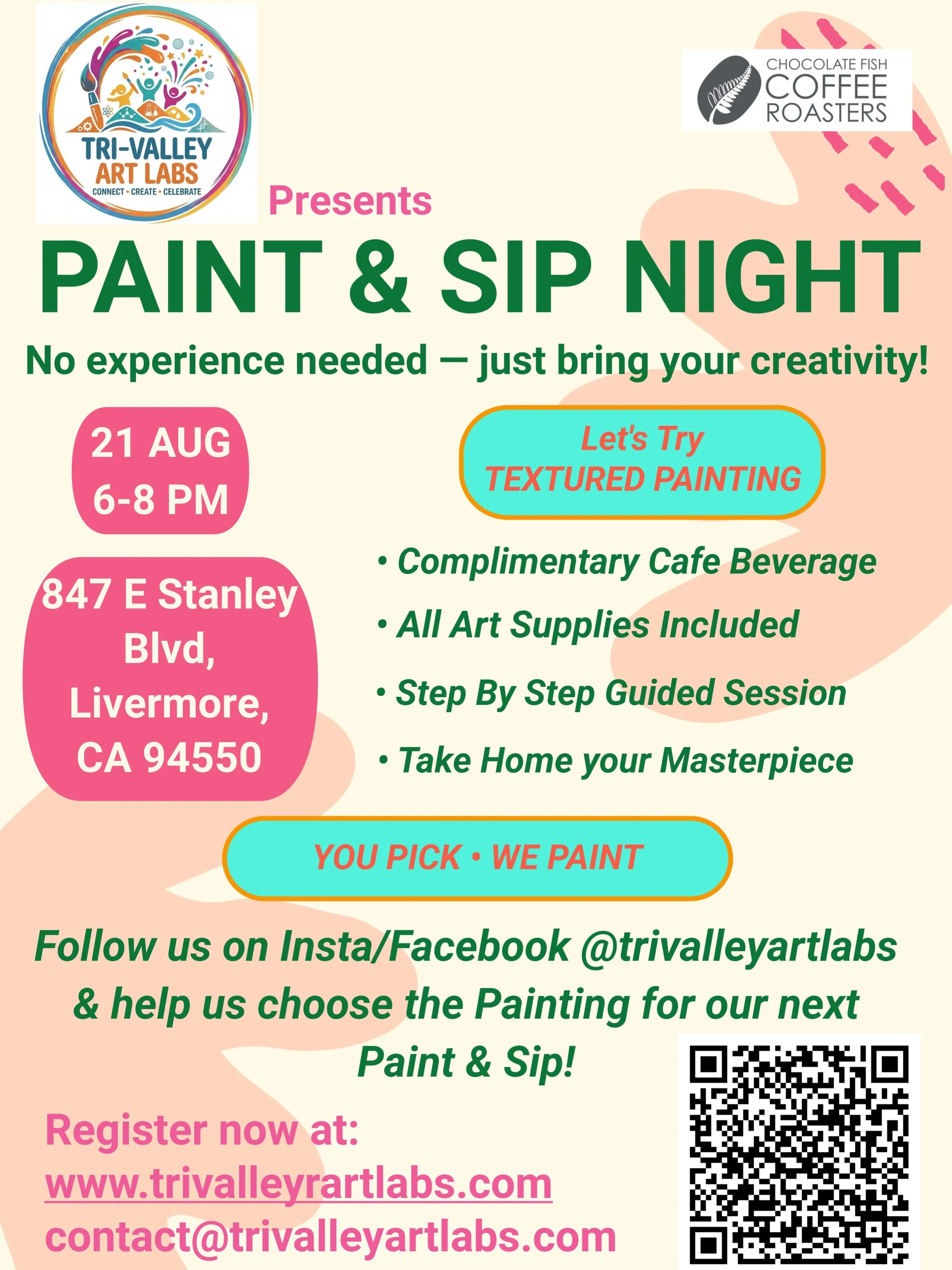 Missed our sold-out Paint &amp; Sip? Here&rsquo;s your next chance. 🎨

The love and support for our very first event has been incredible, and we can&rsquo;t wait to create another unforgettable evening with you.

Seats are limited once again, so don