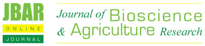 Cover of the Journal of Bioscience & Agriculture Research with title and logo